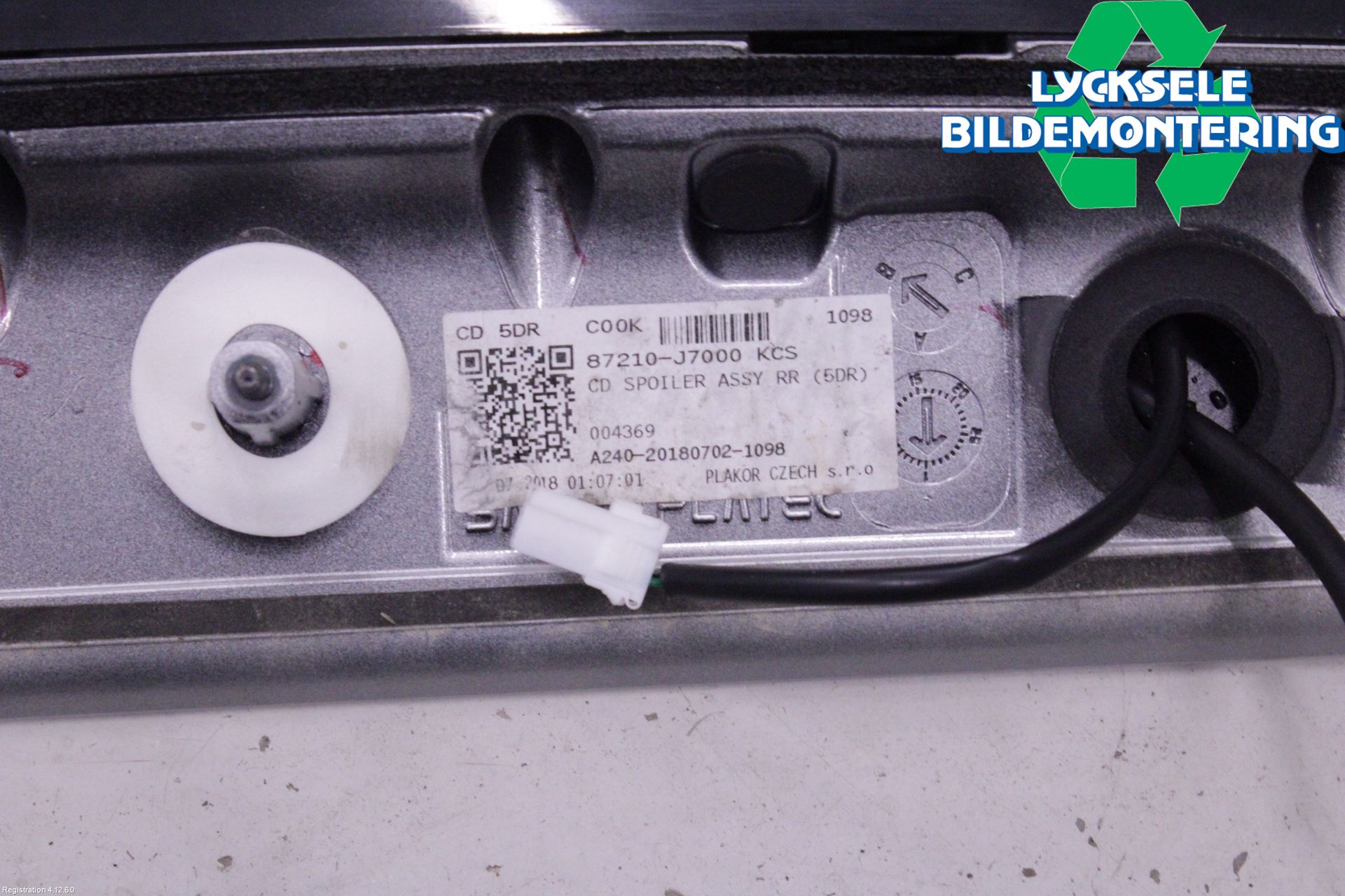 Kia CEED/CEED SW 19- Spoiler Baklucka