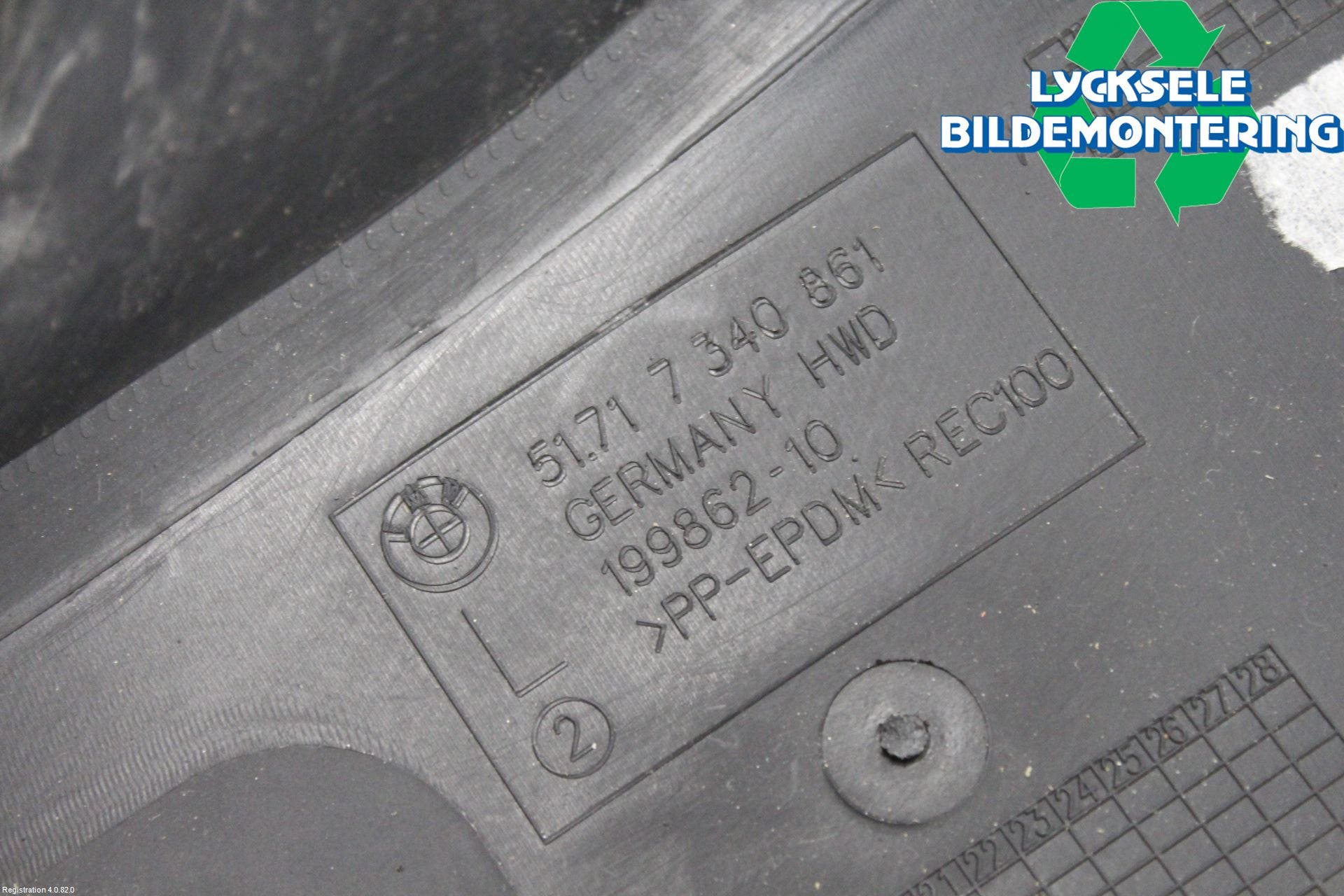 BMW 3 G20/G21/G80/G81 19- Skärm Inner