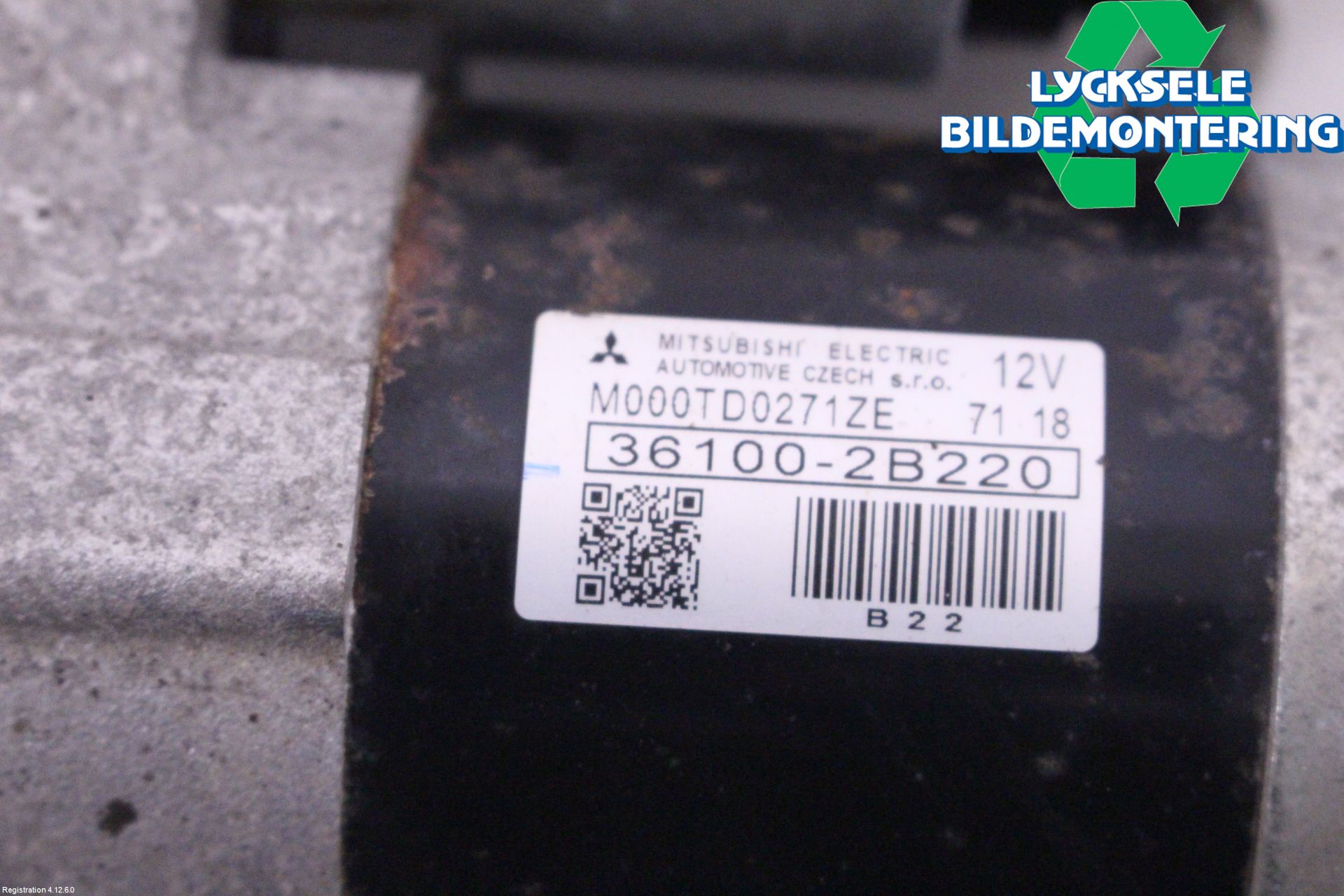 Kia VENGA 10-19 Startmotor