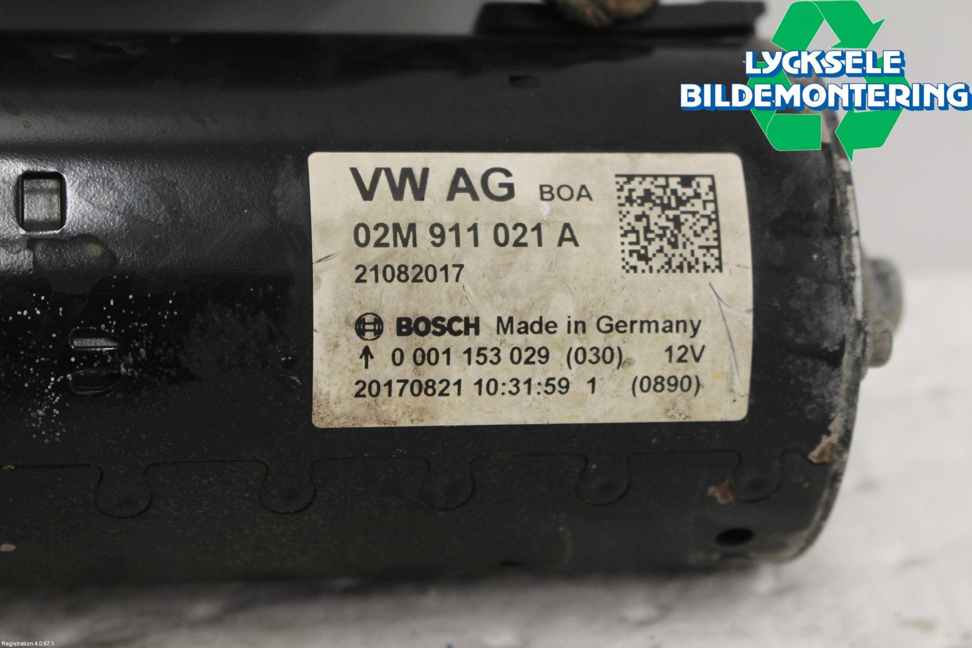 Volkswagen VW CRAFTER II / E-CRAFTER 17- Startmotor Diesel