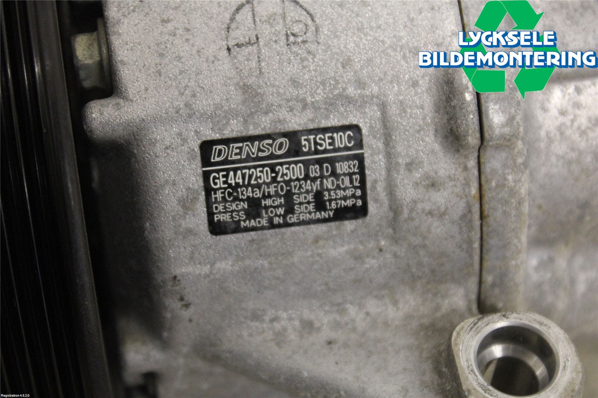 Toyota YARIS XP130 15-20 Ac Kompressor