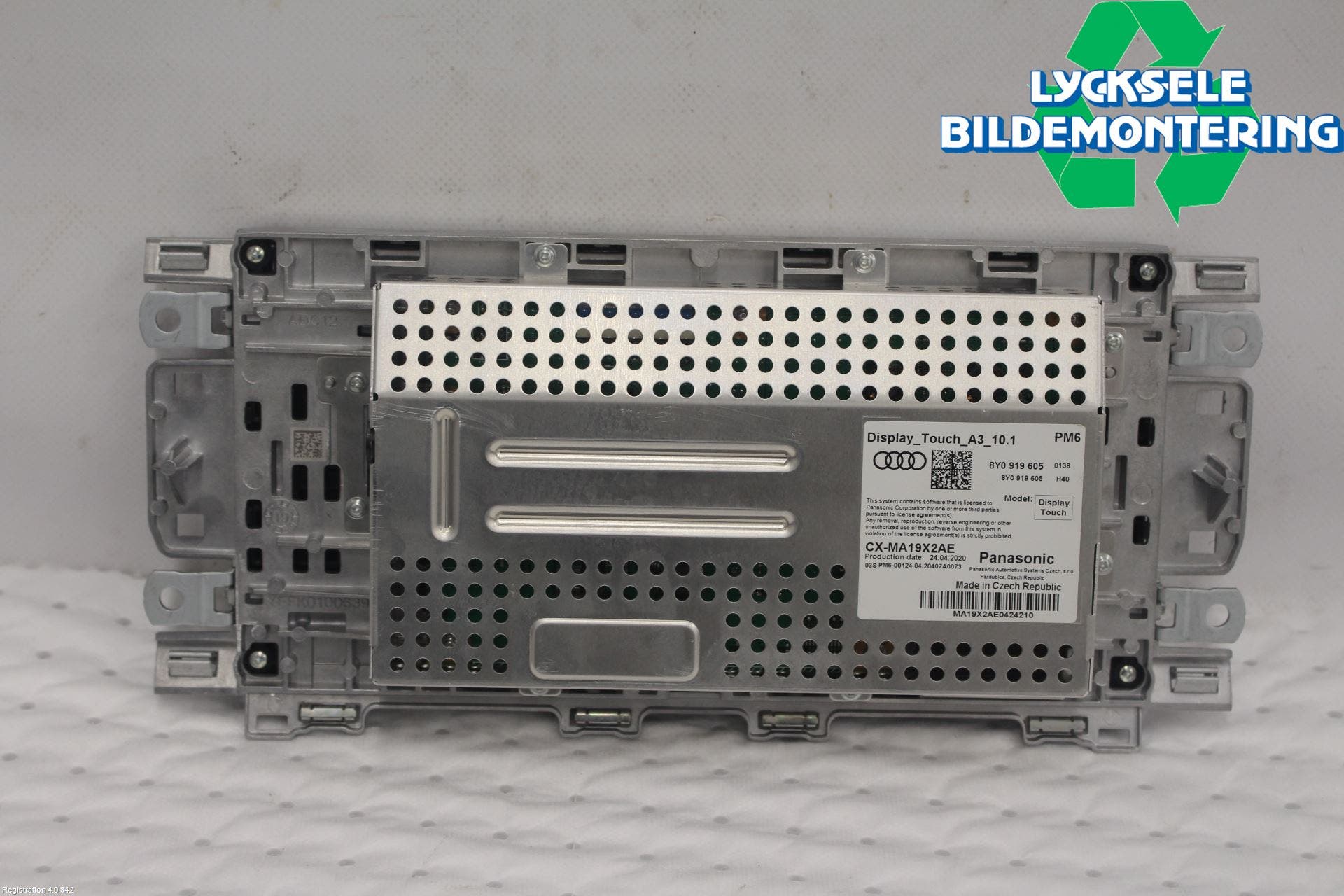 Audi A3/S3 8Y 21- Bildskärm