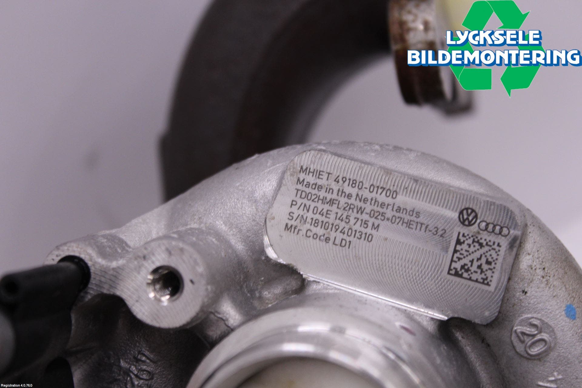 Volkswagen VW PASSAT 20-24 Turboaggregat