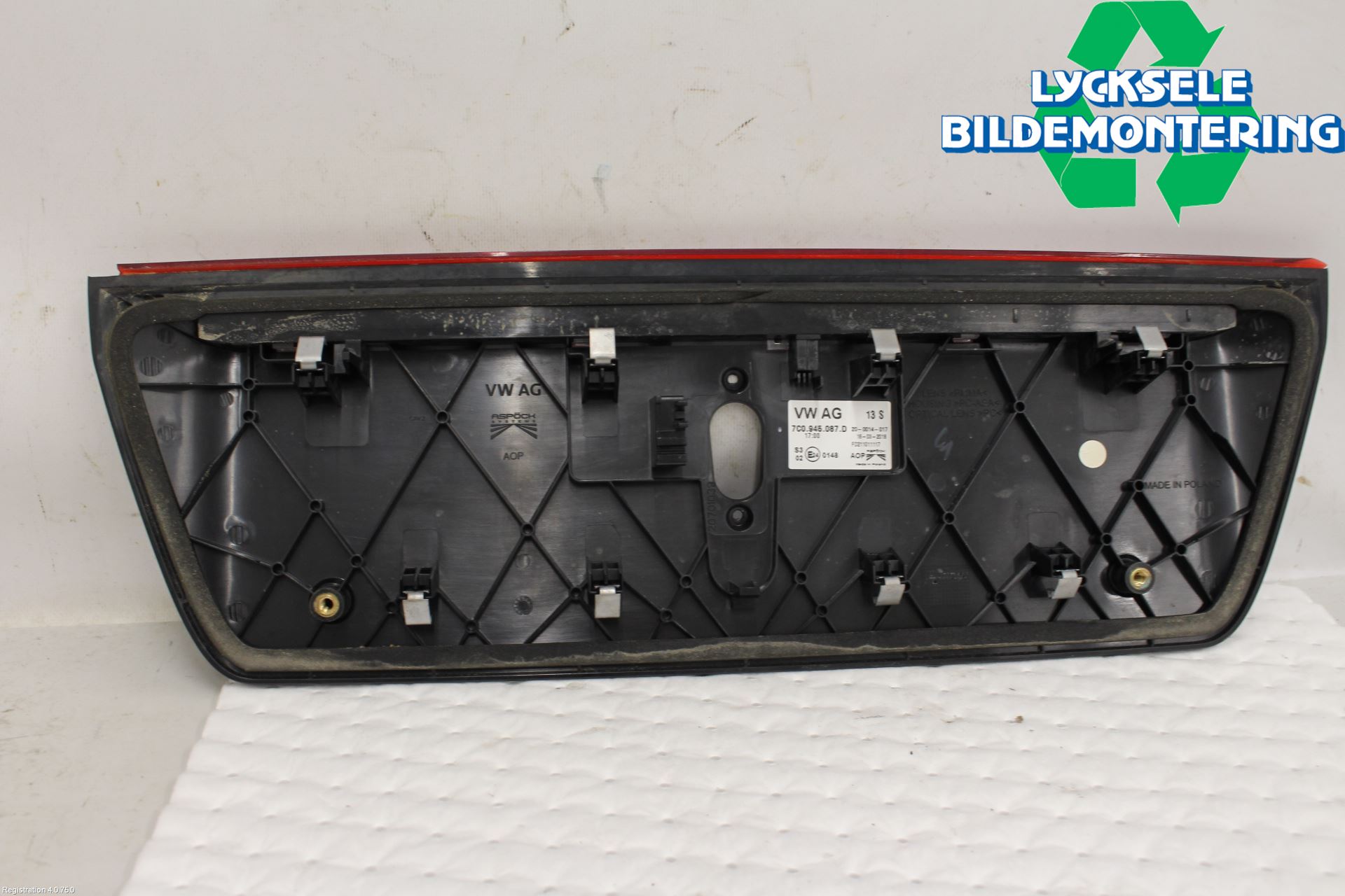 Volkswagen VW CRAFTER II / E-CRAFTER 17- Bromsljus Bakruta