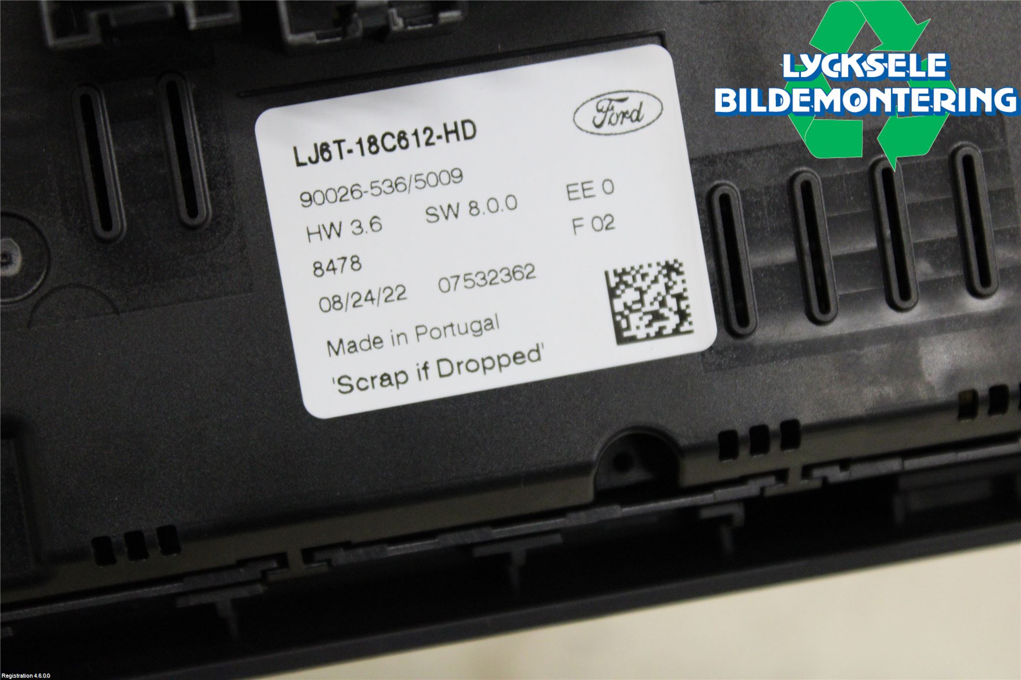 Ford KUGA/KUGA PHEZ/FHEV 20- Ac Styrenhet Ac Manöveren