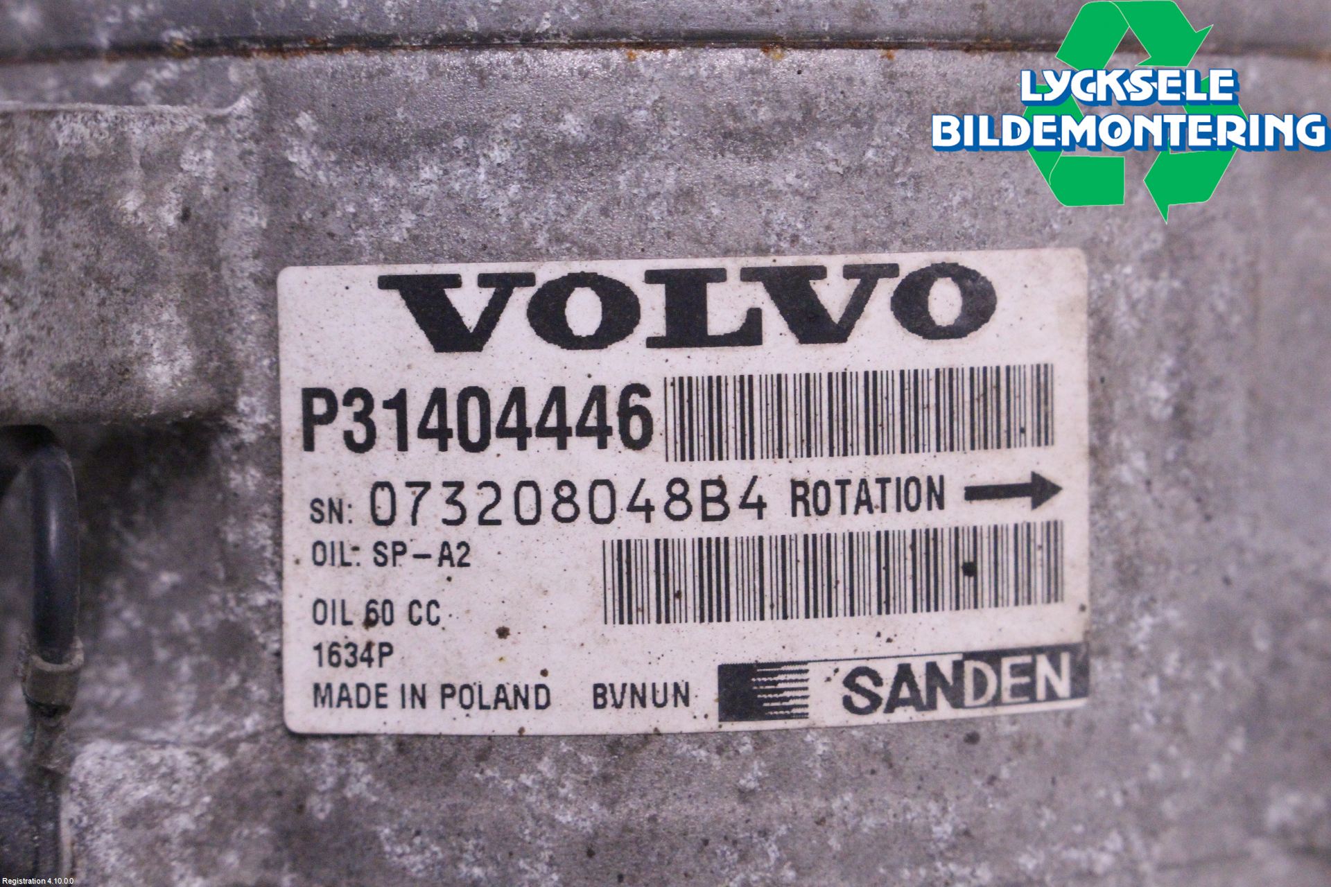 Volvo V60 CROSS COUNTRY 16-18 Ac Kompressor