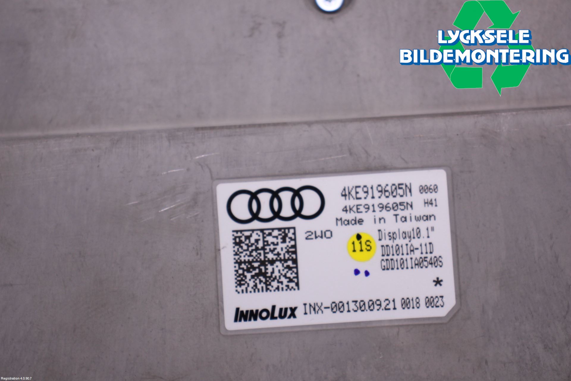 Audi E-TRON, S GE 19- Multifunktionsdisplay