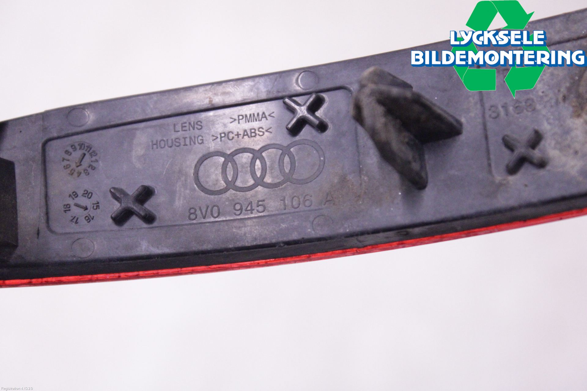 Audi A3/S3 05-13 Dimljus/Reflex Bak
