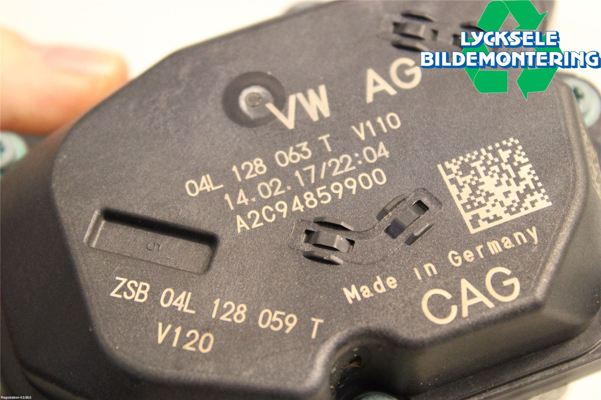 Volkswagen VW GOLF / E-GOLF VII 13-20 Injspjällhus