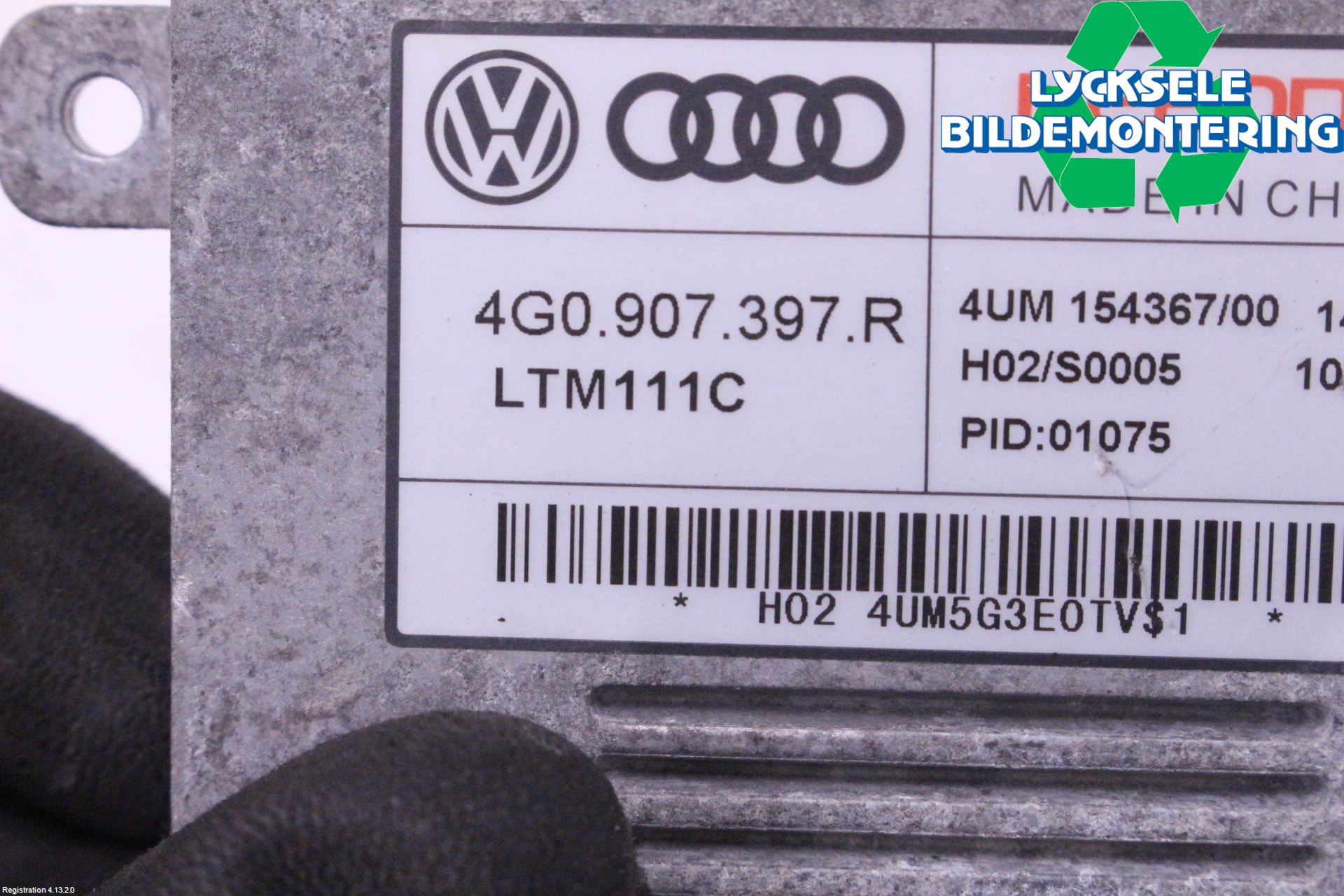 Audi A6/S6 4G 11-18 Styrenhet Strålkastare
