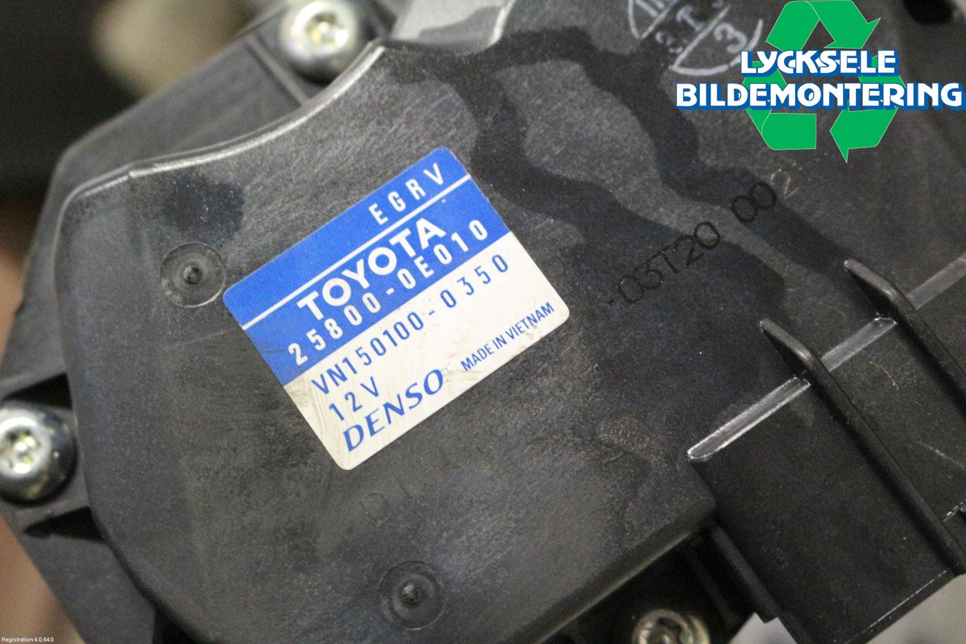 Toyota HILUX 16- Avgaskylare