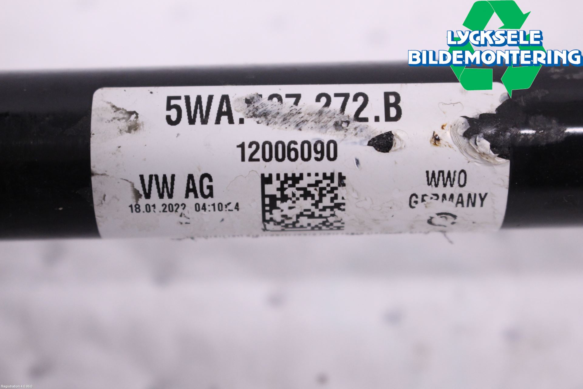 Volkswagen VW T-ROC 18- Drivaxel Fram Höger