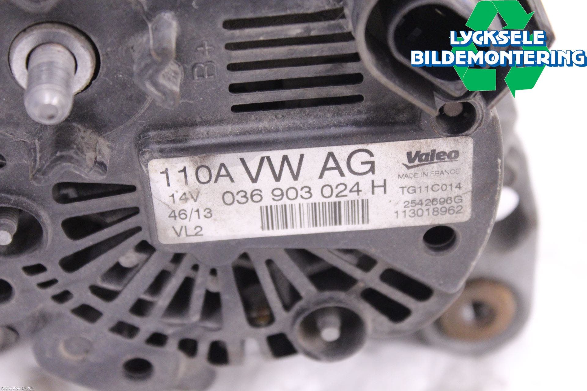 Volkswagen VW POLO 10-17 Generator