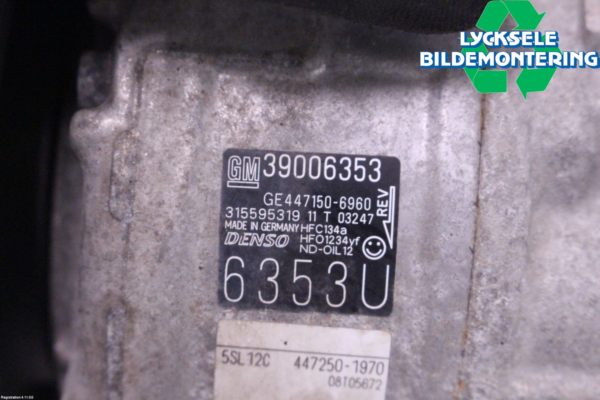 Opel CORSA E 15-19 Ac Kompressor