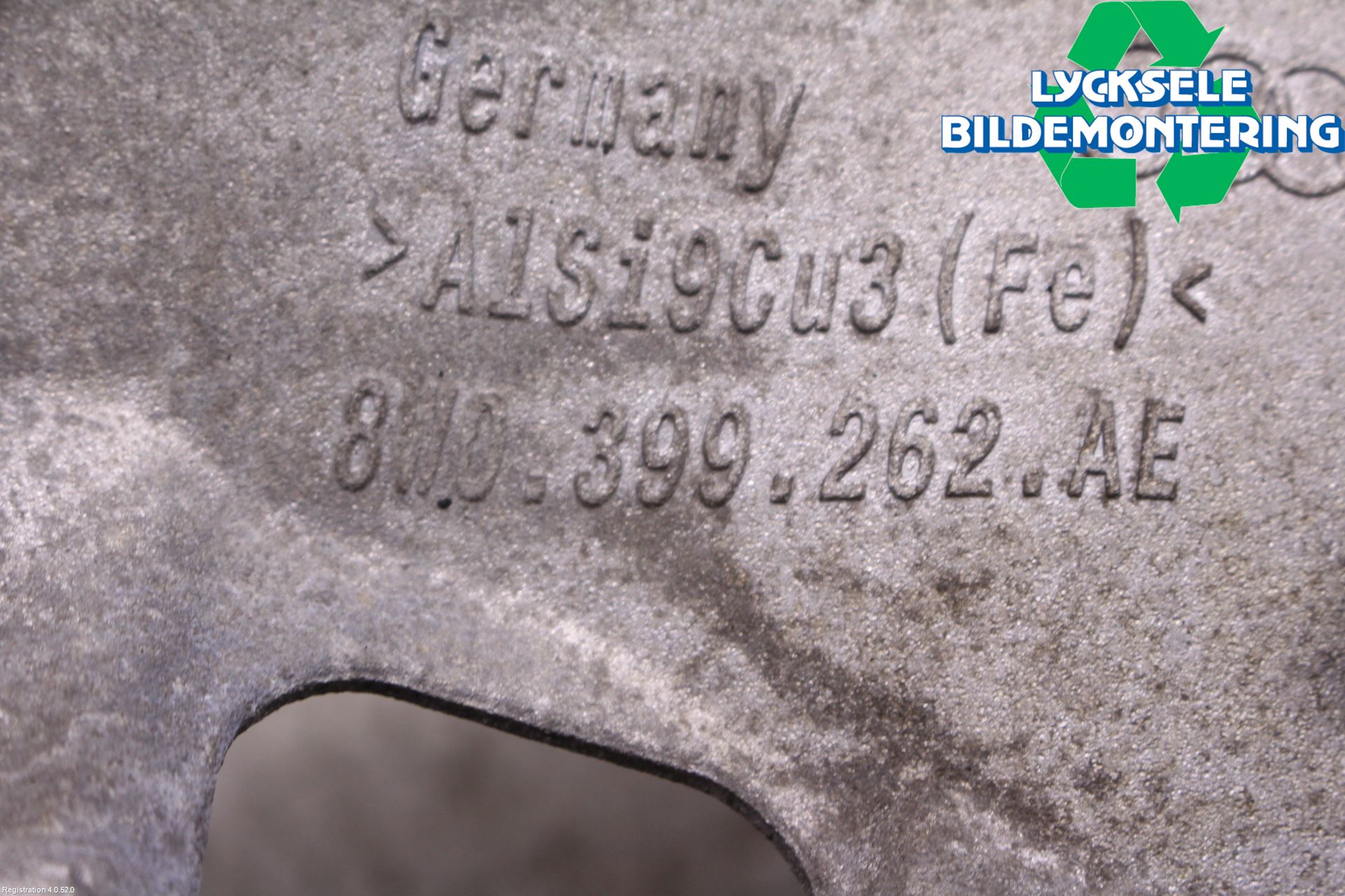 Audi A4/S4 B9 16-19 Växellådsbalk