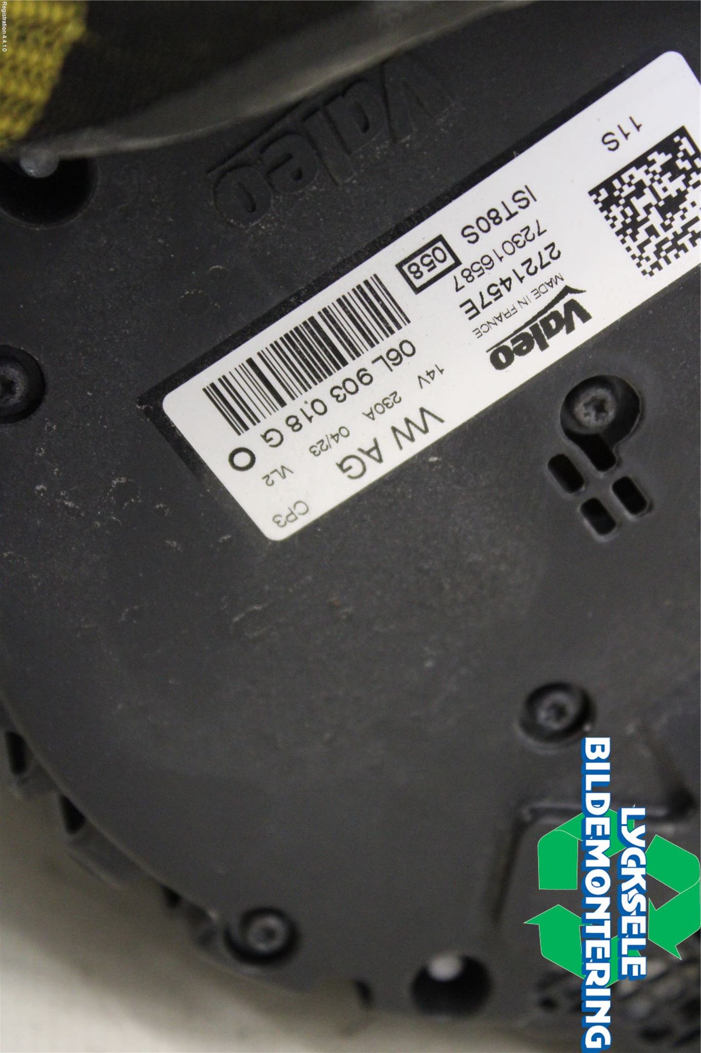 Audi A4/S4 B9 20- Generator