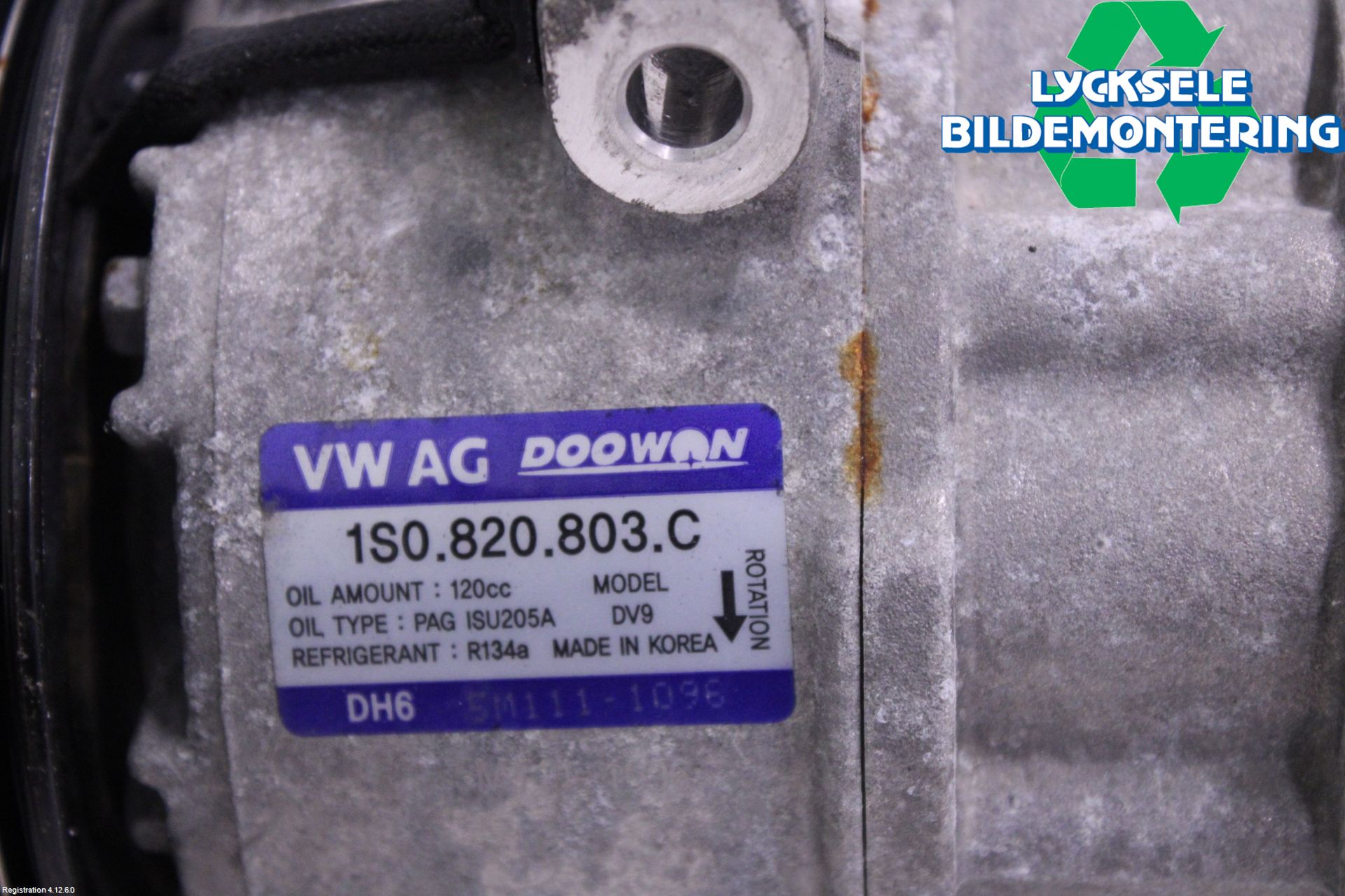 Volkswagen VW UP! / E-UP! Ac Kompressor
