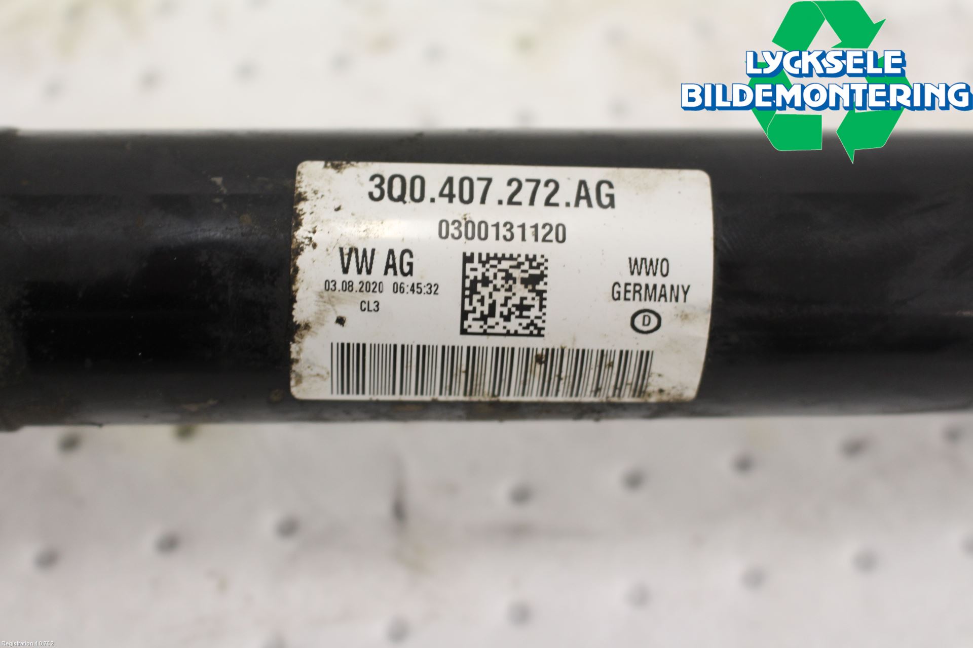 Volkswagen VW TIGUAN 16-24 Drivaxel Fram Höger