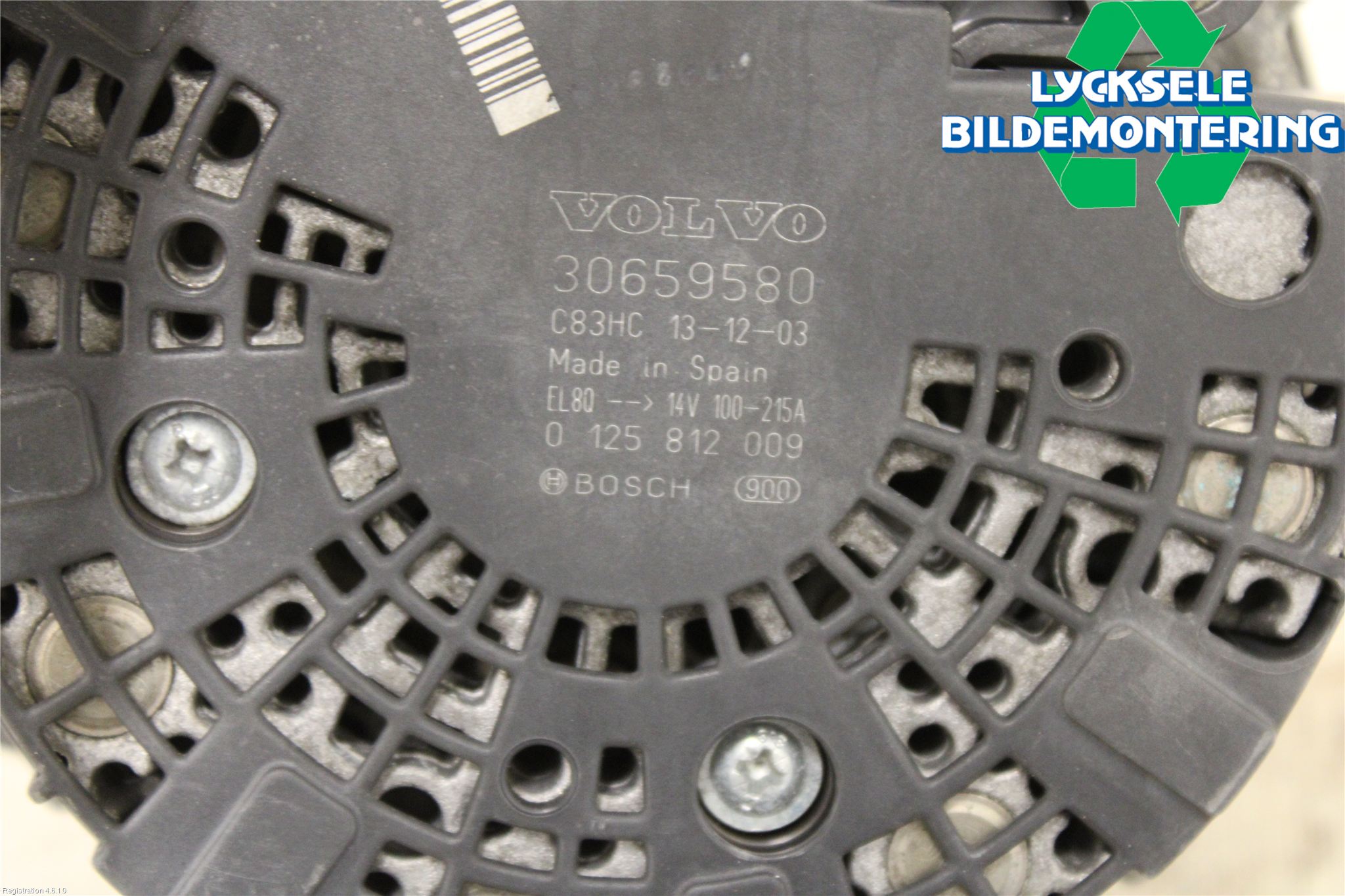 Volvo V70 14-16 Generator