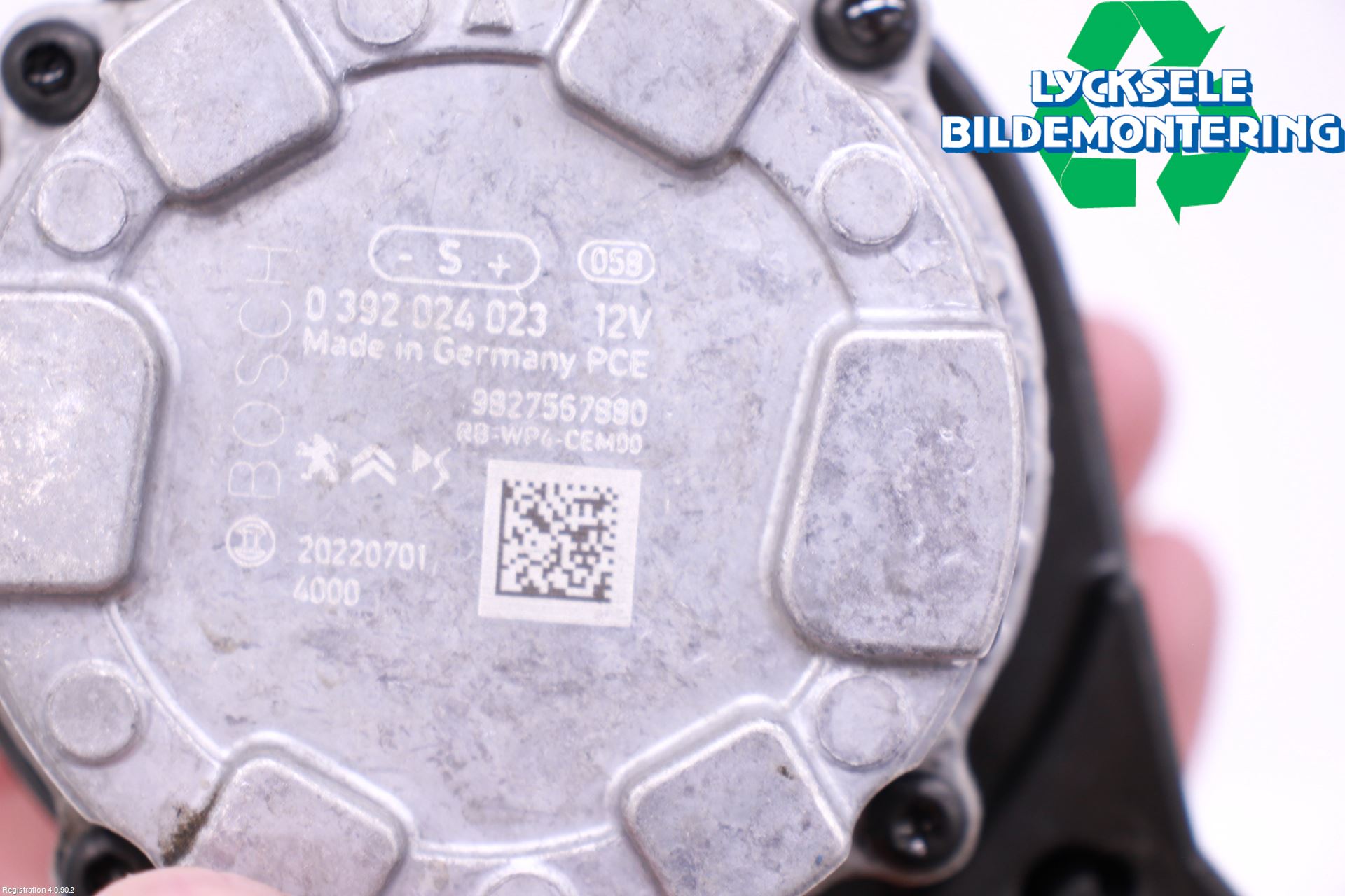 Citroen C4/E-C4 C4X/E-C4X III 21- Värme Cirkulationspump