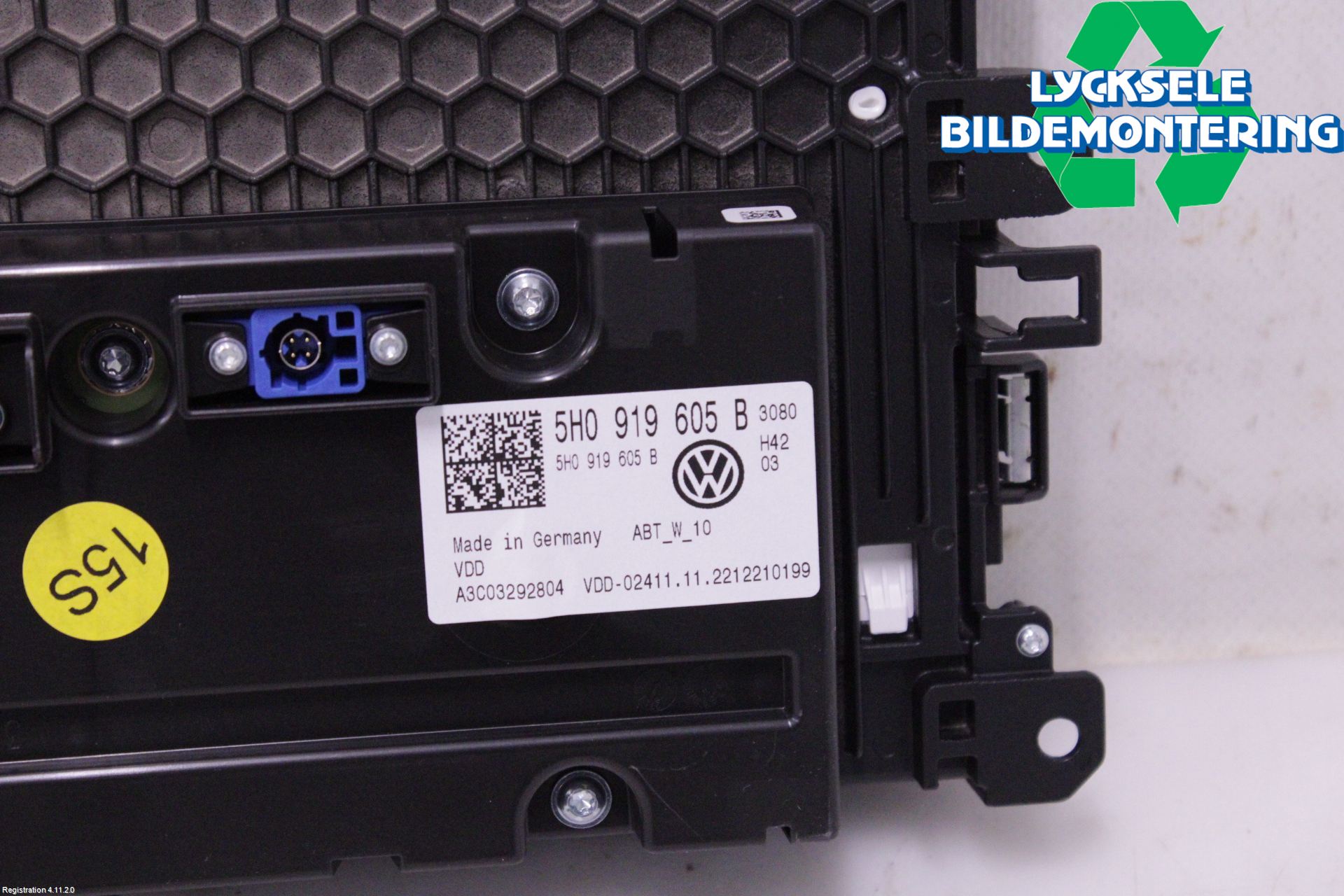 Volkswagen VW GOLF / E-GOLF VIII 20- Multifunktionsdisplay