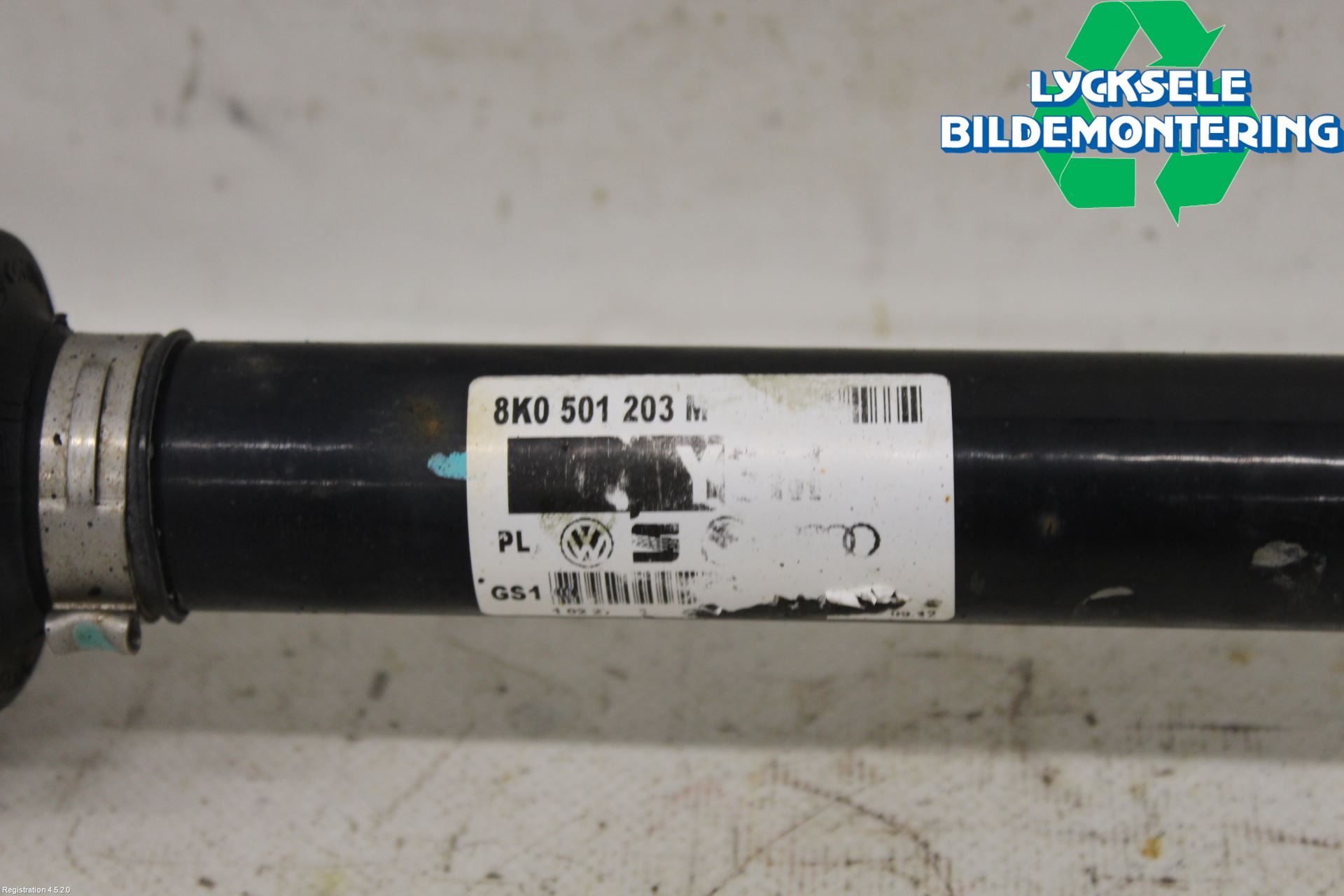 Audi A4 ALLROAD 09-16 Drivaxel Bak Vänster