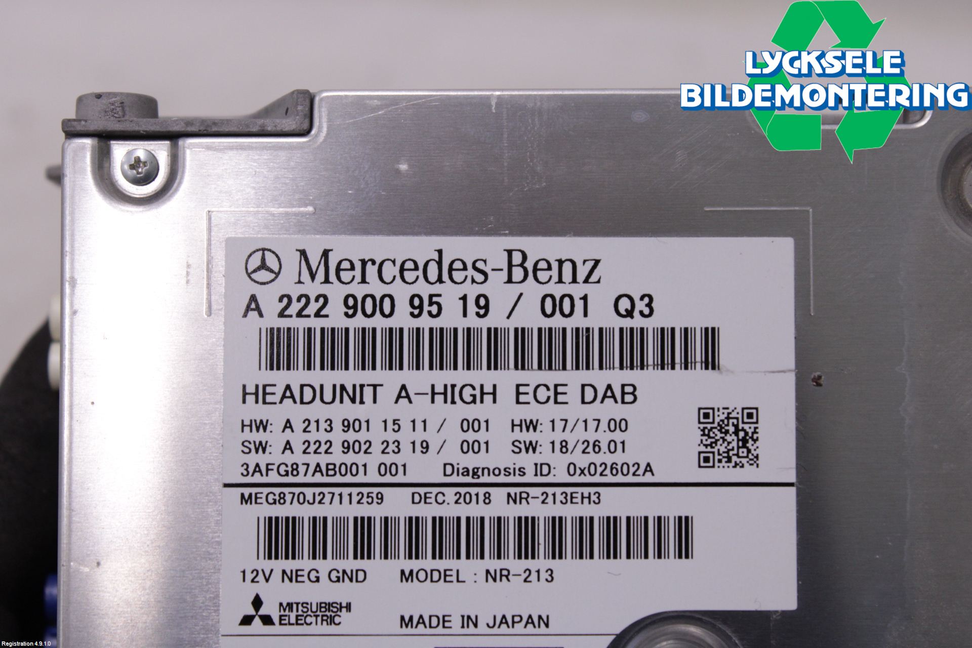 Mercedes-Benz MB E-KLASS (W213) 16-23 Radio