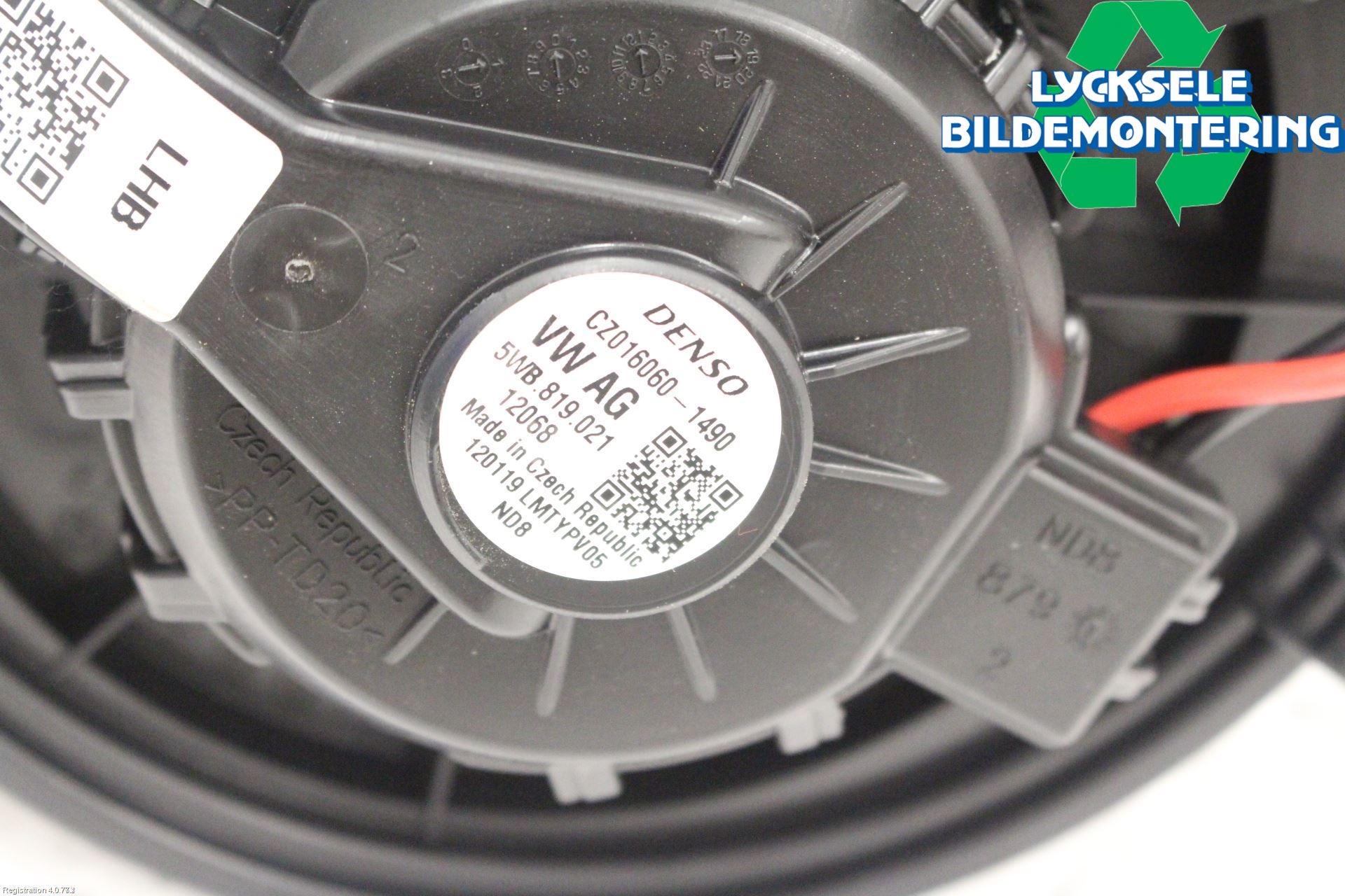 Volkswagen VW PASSAT 15-19 Värmefläkt