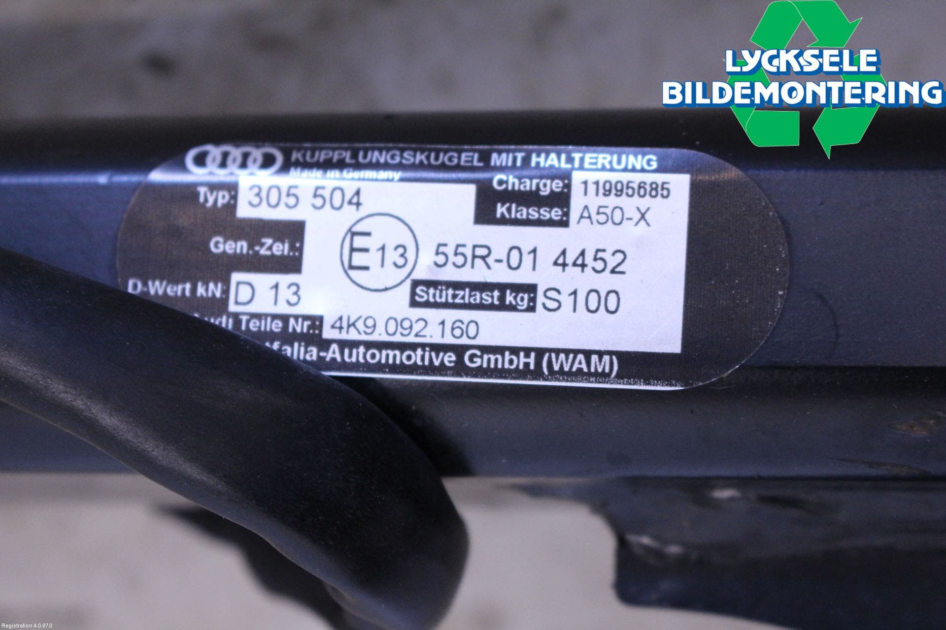 Audi A6 F2/C8 19- Dragkrok