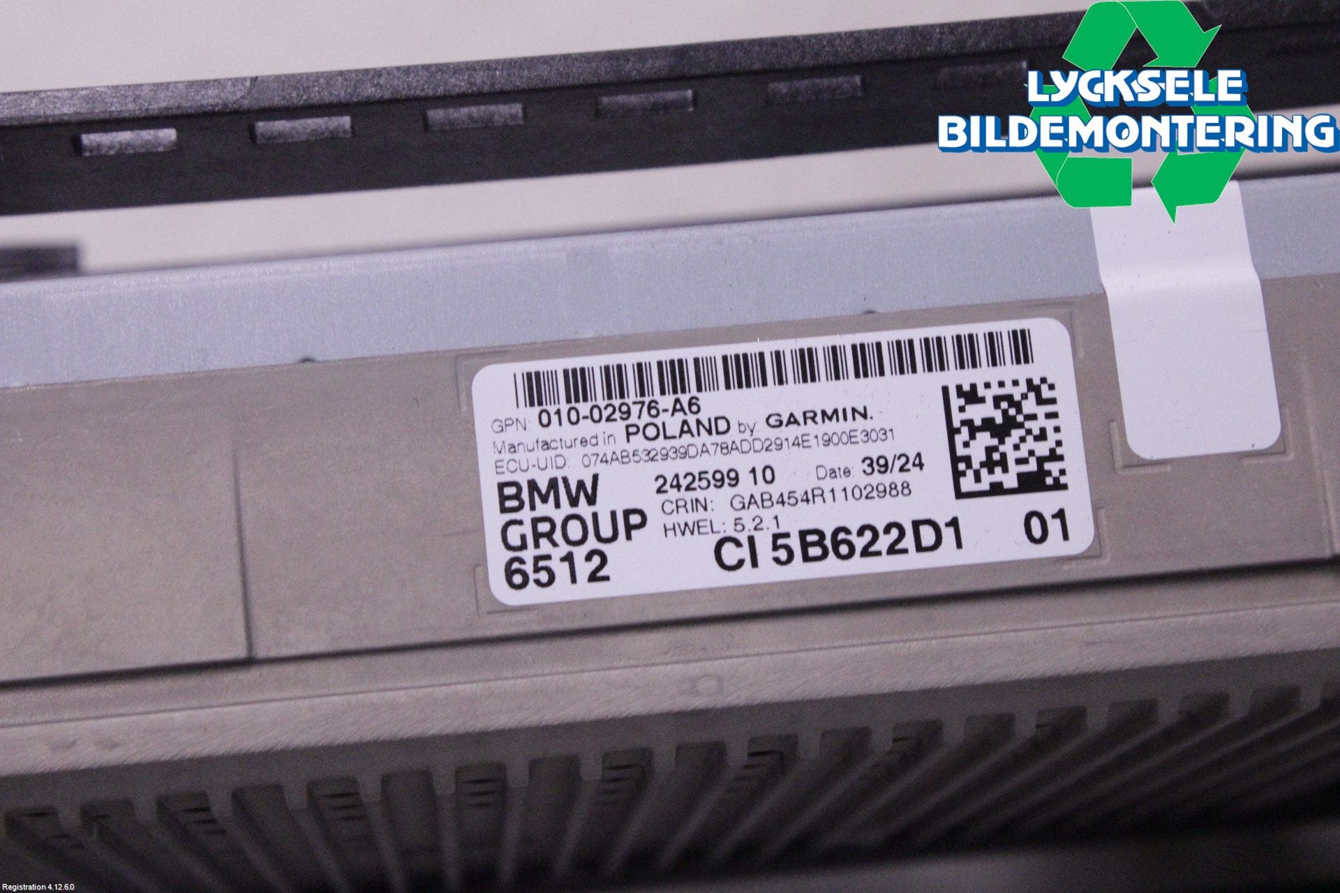 BMW 3 G20/G21/G80/G81 19- Cd Radio - Multimediapanel