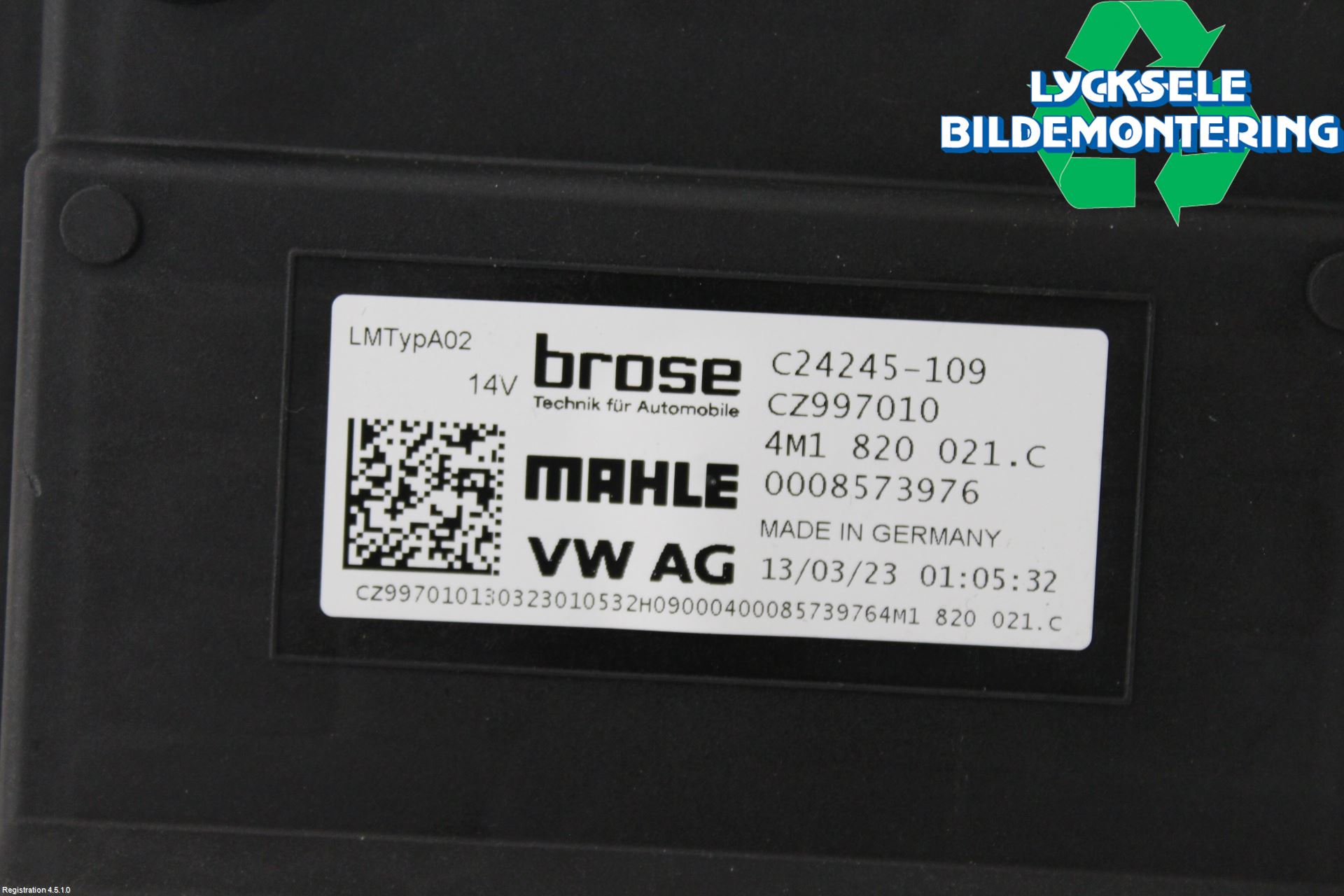 Audi A4/S4 B9 20- Ac Värmefläkt