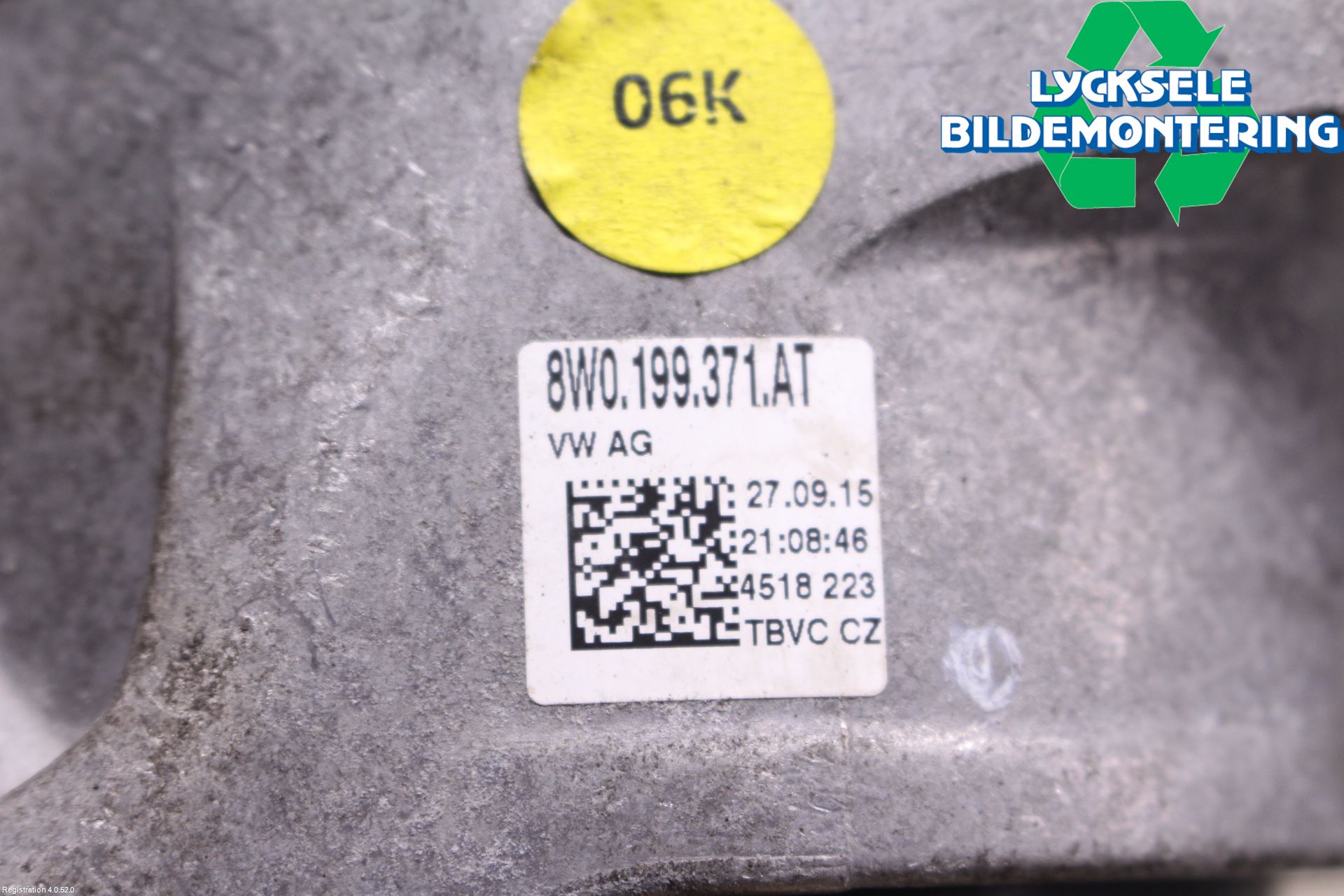 Audi A4/S4 B9 16-19 Motorkudde