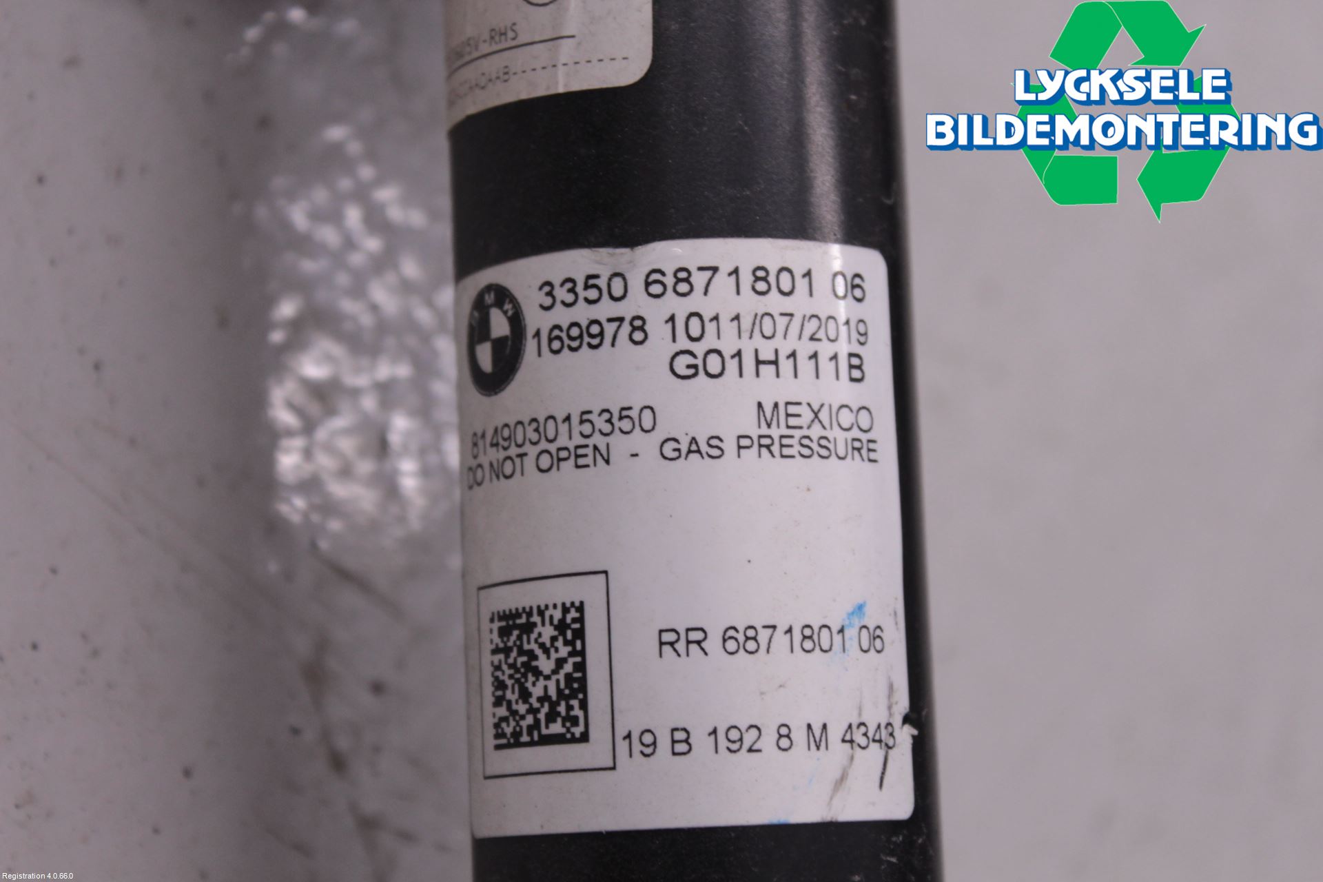 BMW X3 G01 18- Fjäderben Bak Höger