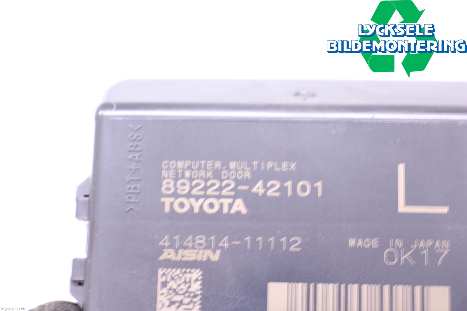 Toyota RAV4 19- Styrenhet Baklucka