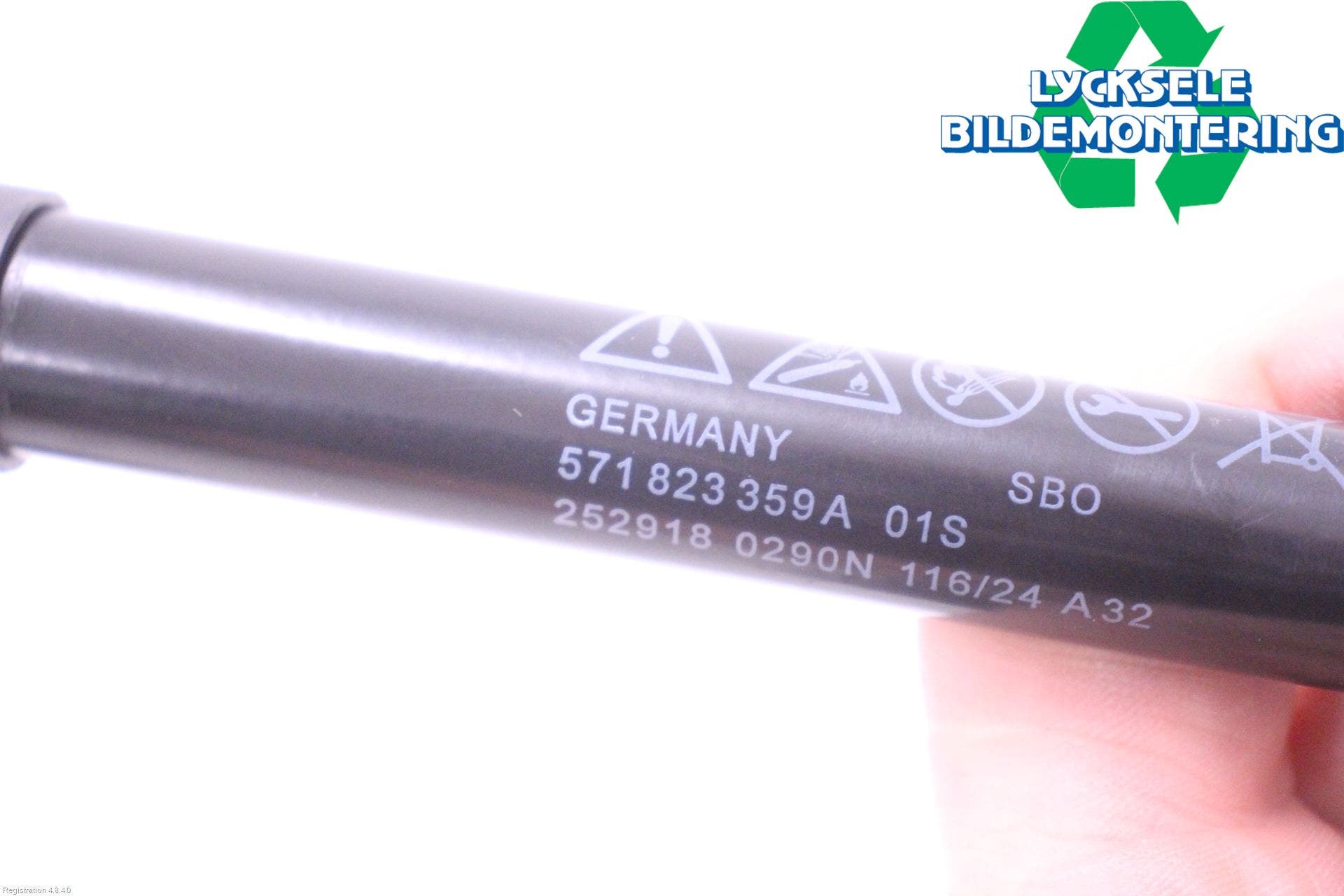 Alfa VW TIGUAN 24- Gasfjäder Motorhuv