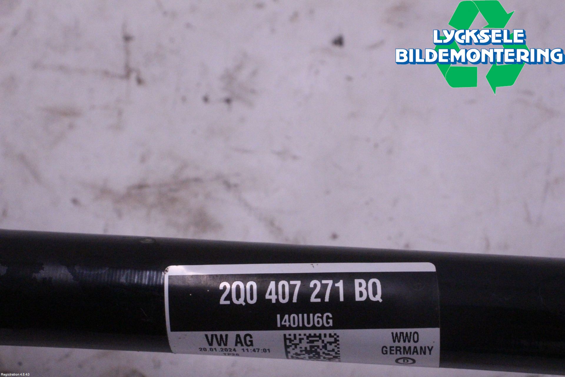 Skoda KAMIQ 20- Drivaxel Fram Vänster