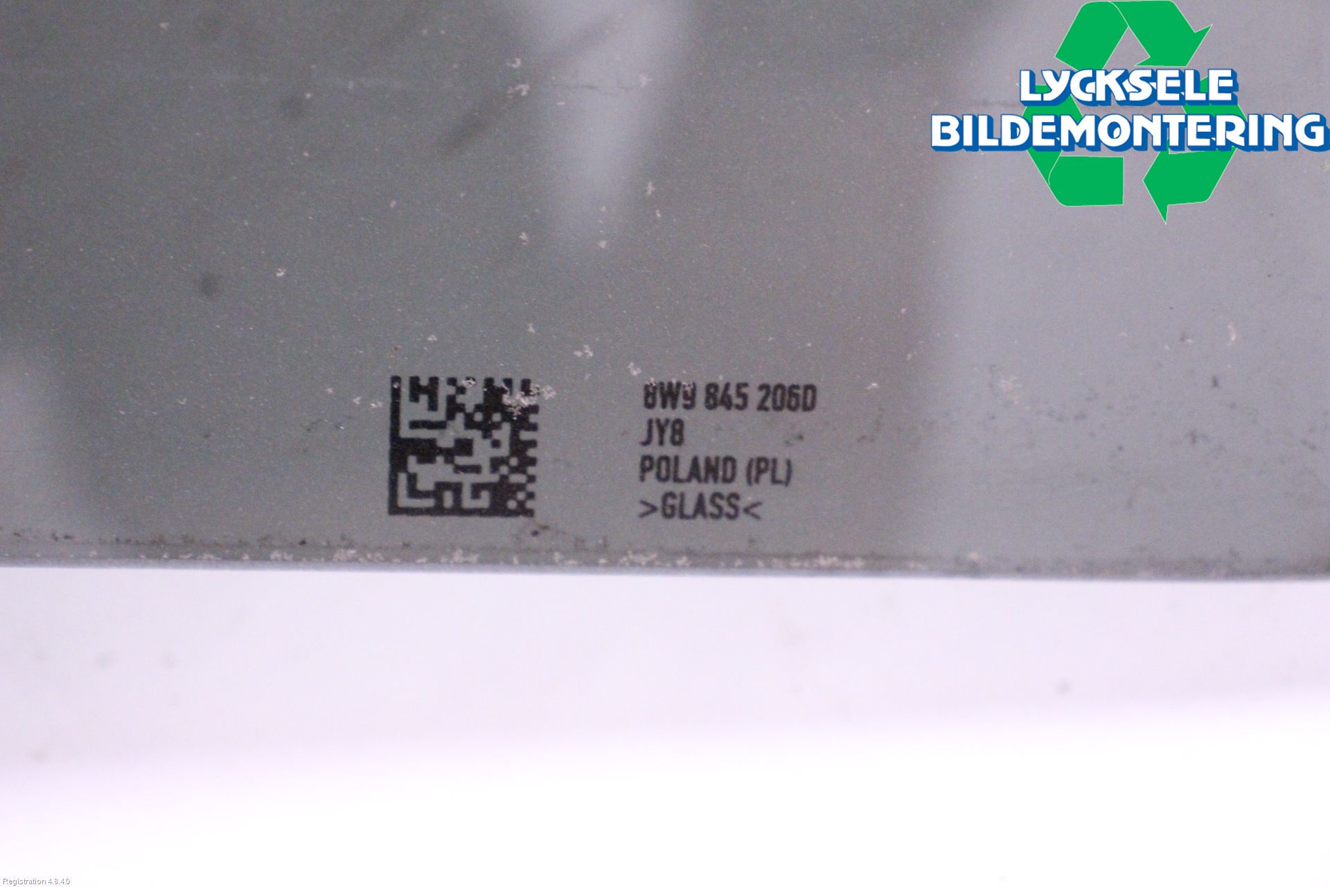 Audi A4/S4 B9 20- Dörruta Bak Höger