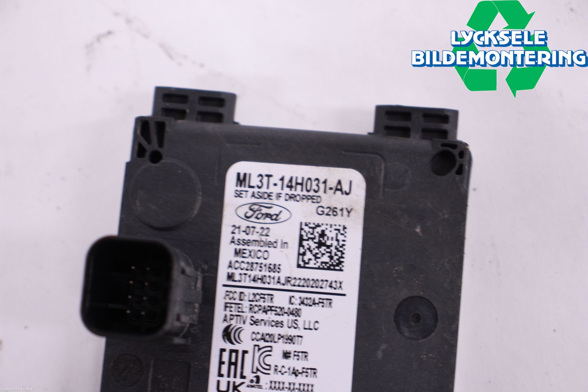 Ford MUSTANG Mach-E 21- Sensor Aktivt Kollisionsskydd