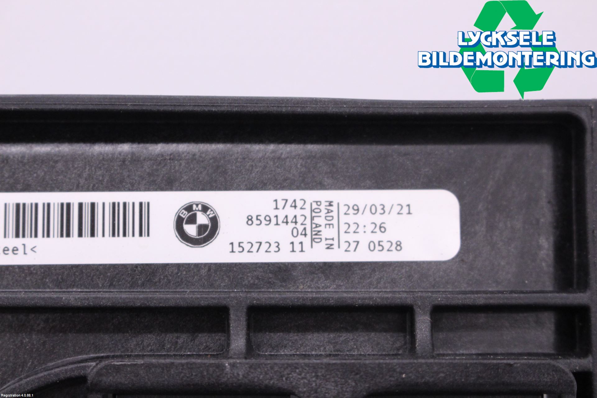 BMW 3 G20/G21/G80/G81 19- Kylfläkt El