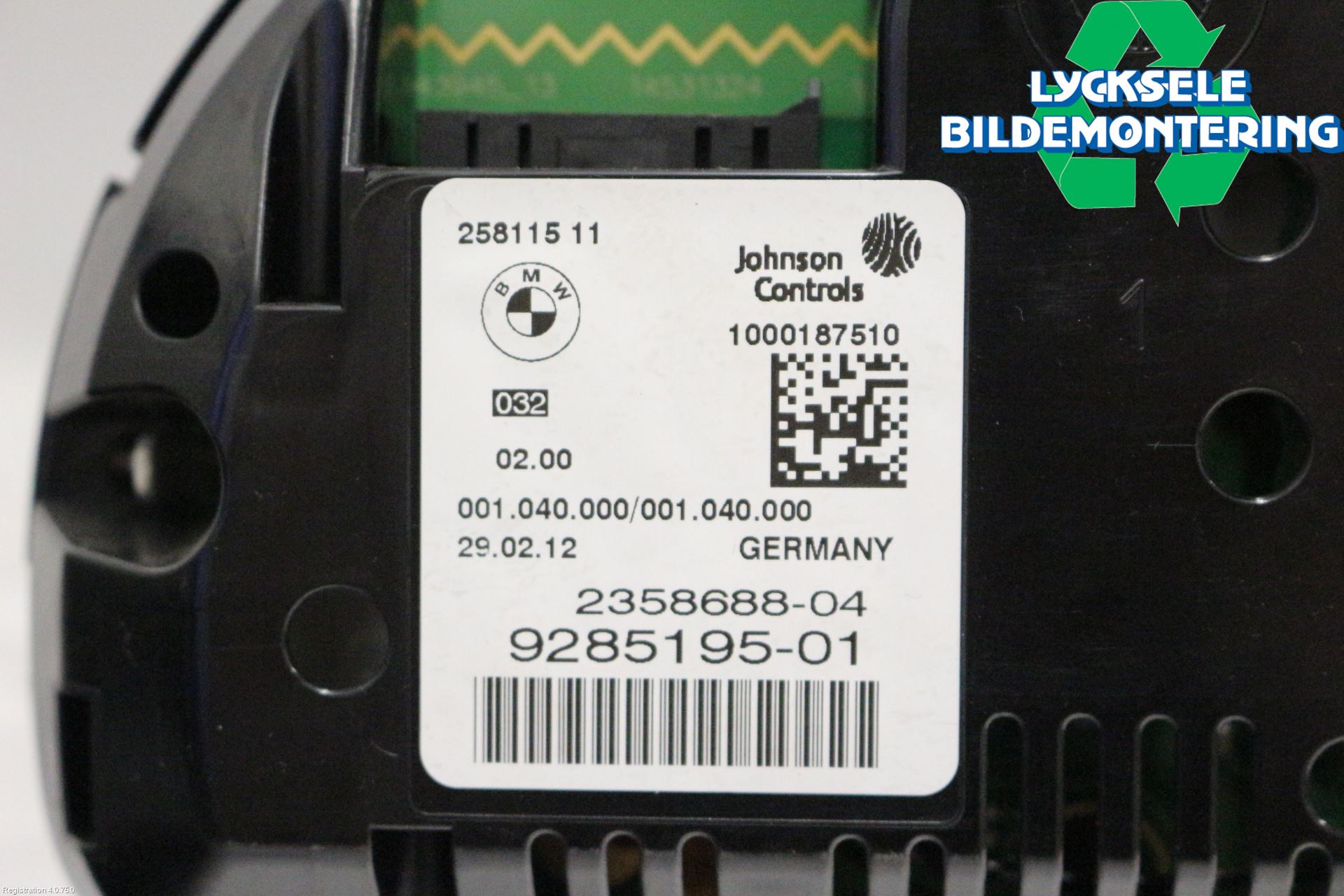 BMW 5 F10/F11/F18 09-17 Instrument Komb