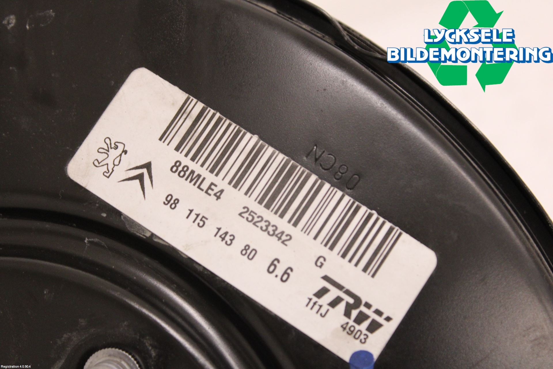 Citroen COTROEN C3 17-24 Bromsservo