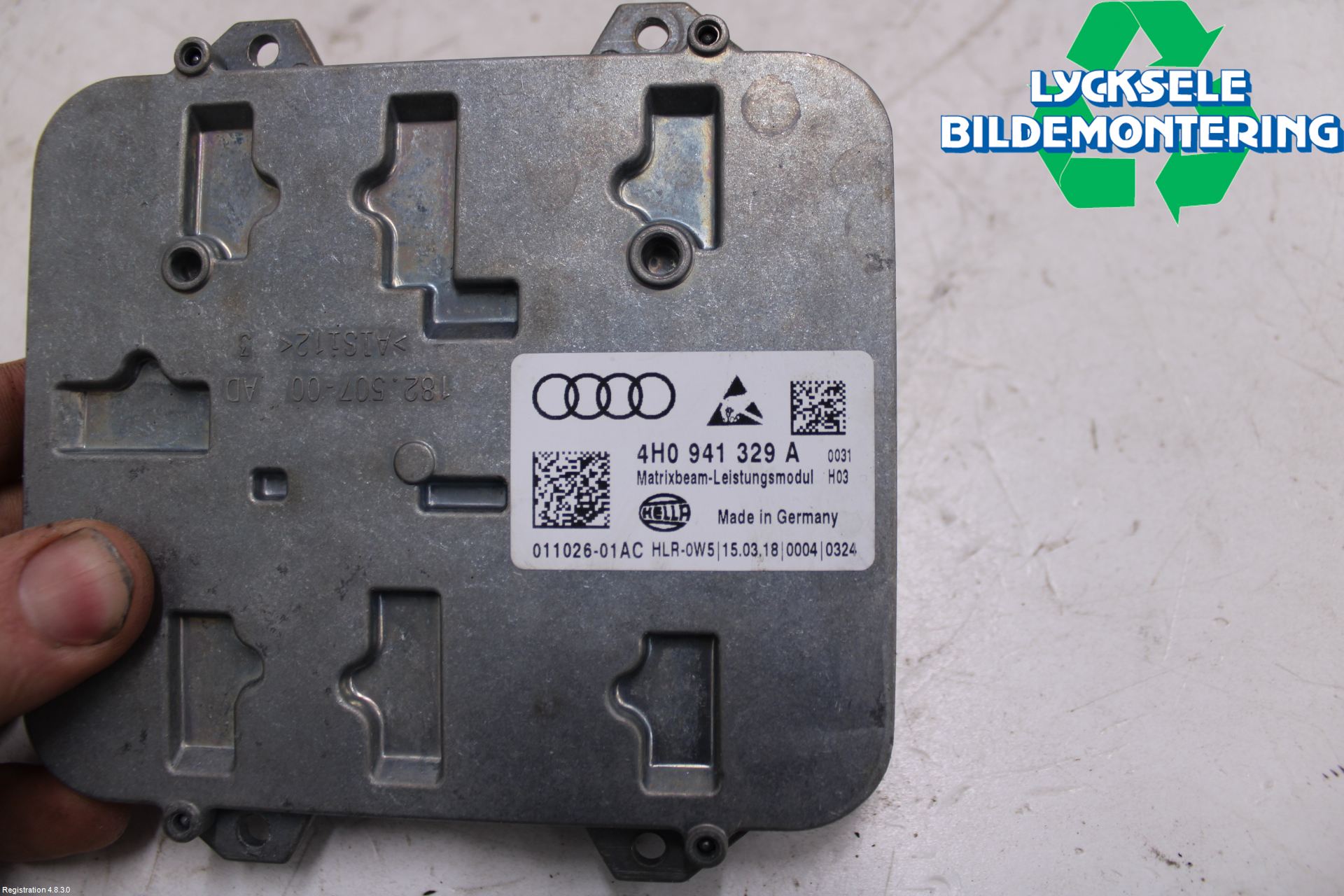 Audi A6 ALLROAD 12-18 Styrenhet Strålkastare