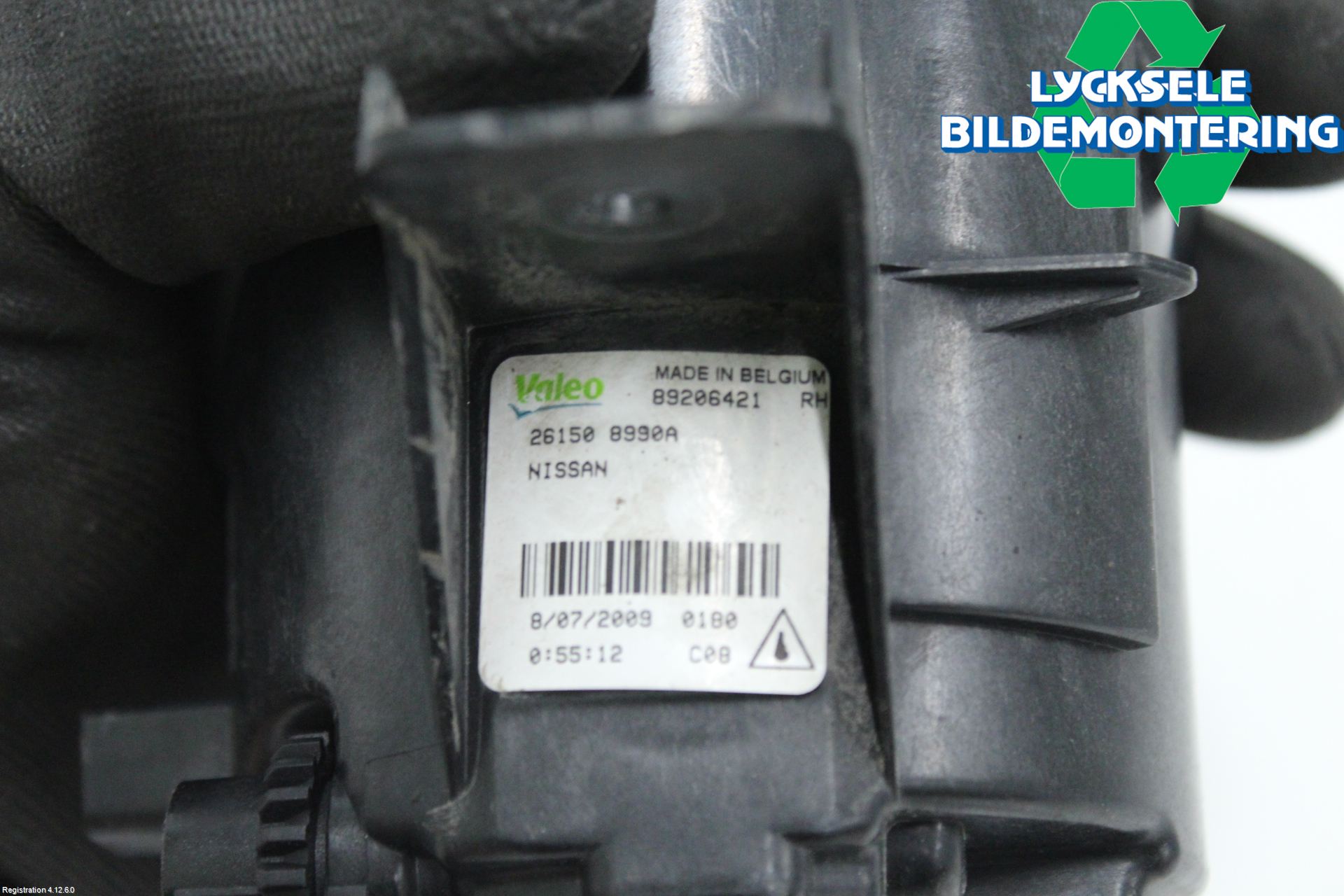 Nissan QASHQAI+2  08-10 Dimljus-Varselljus Fram