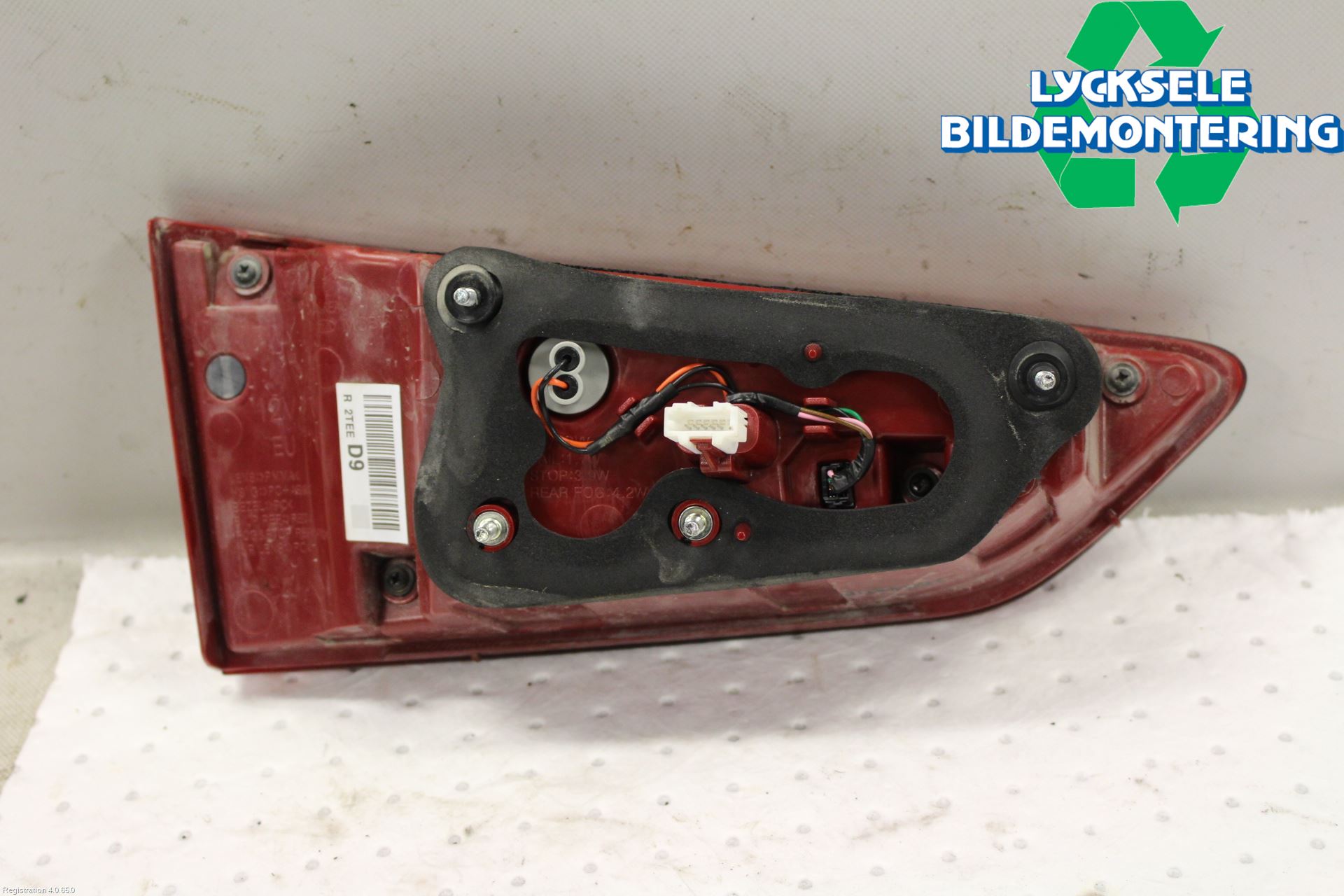 Kia OPTIMA 16-20 Bakljus Lucka Hö