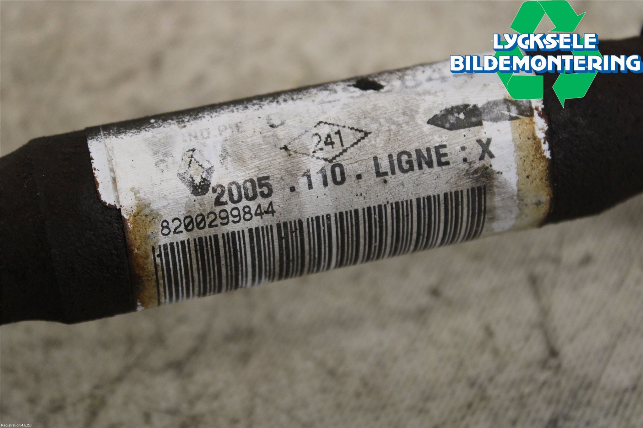 Renault MASTER III  04-10 Drivaxel Fram Vänster