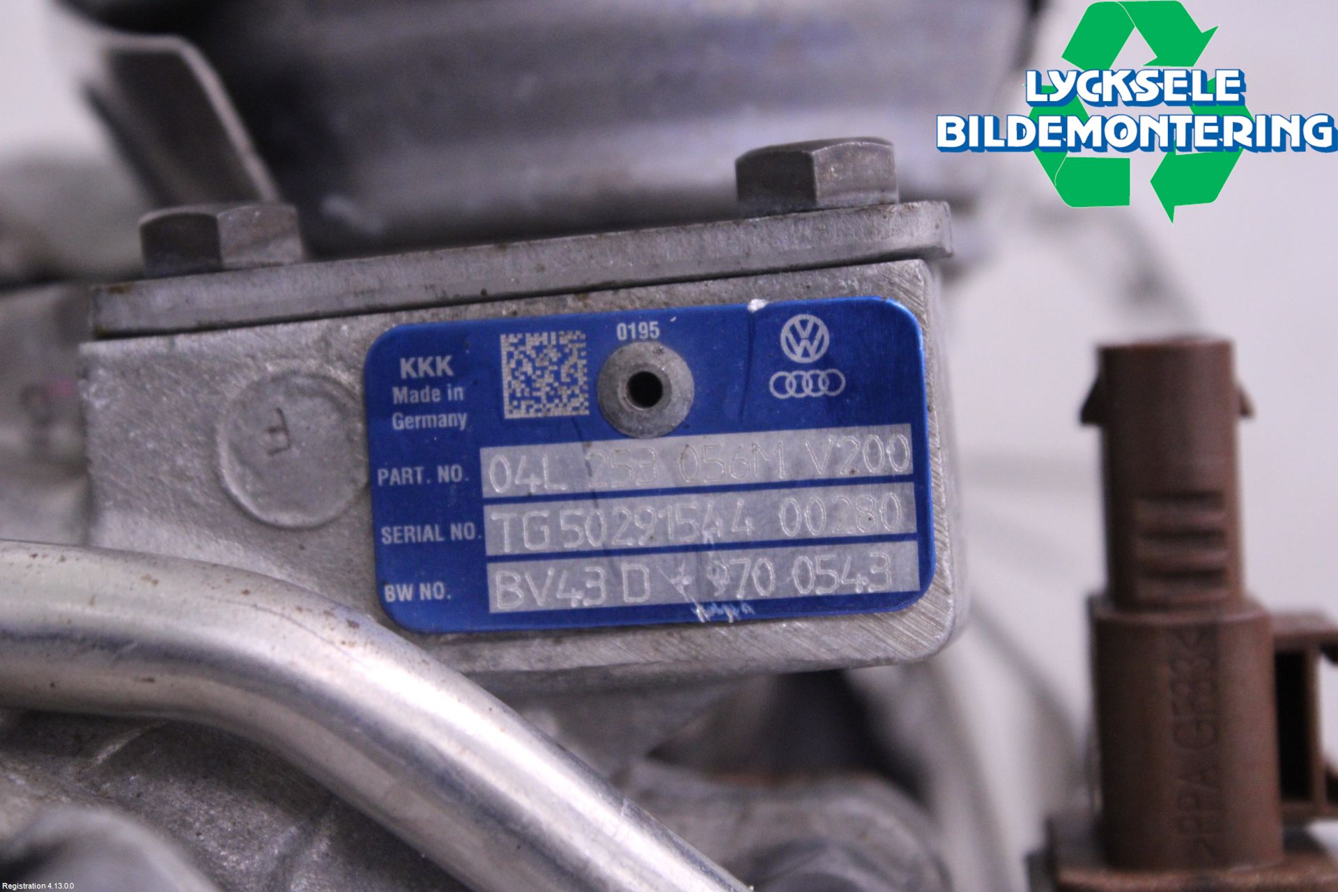 Volkswagen VW TIGUAN 16-24 Turboaggregat