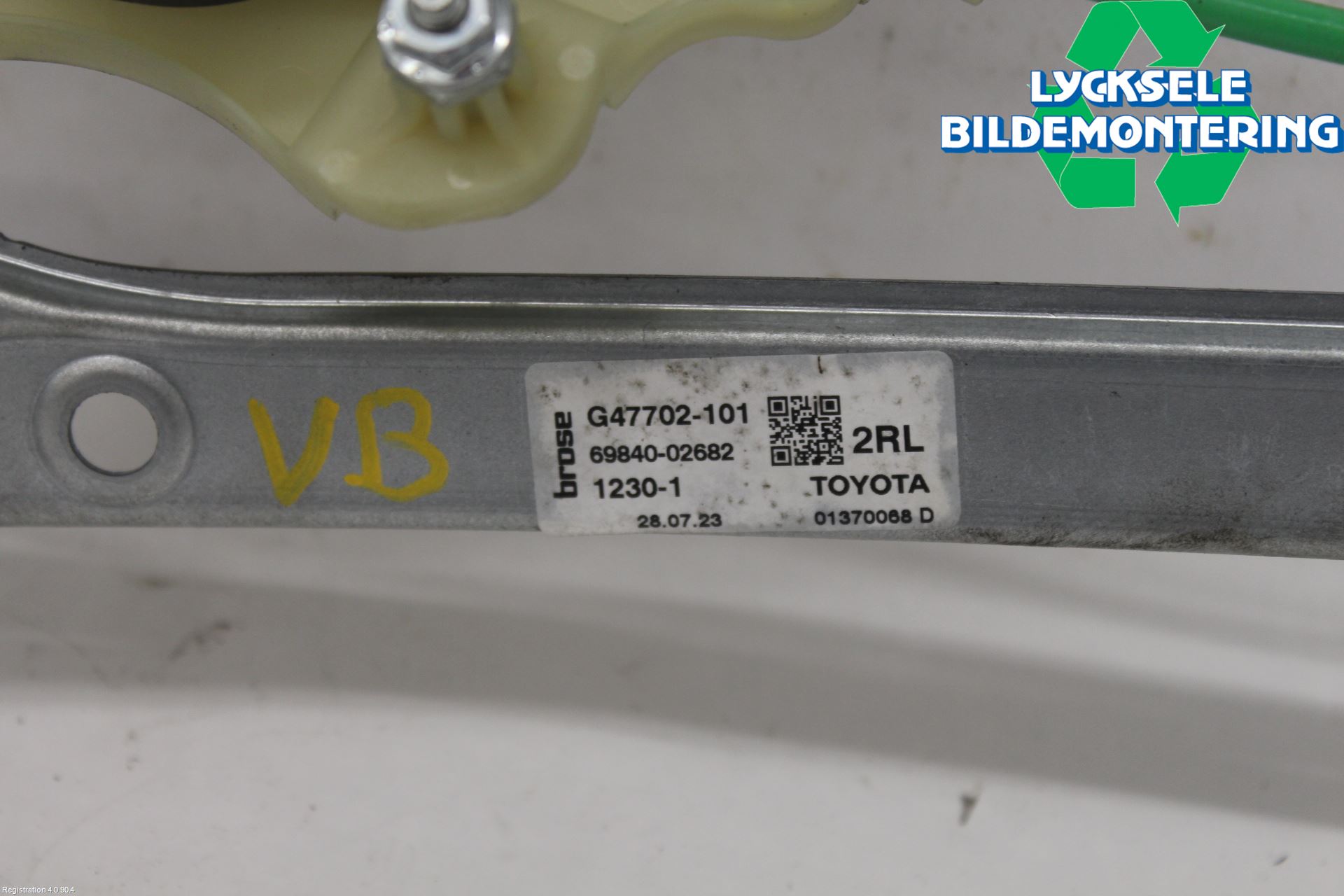 Toyota COROLLA 19- Fönsterhiss El Kompl