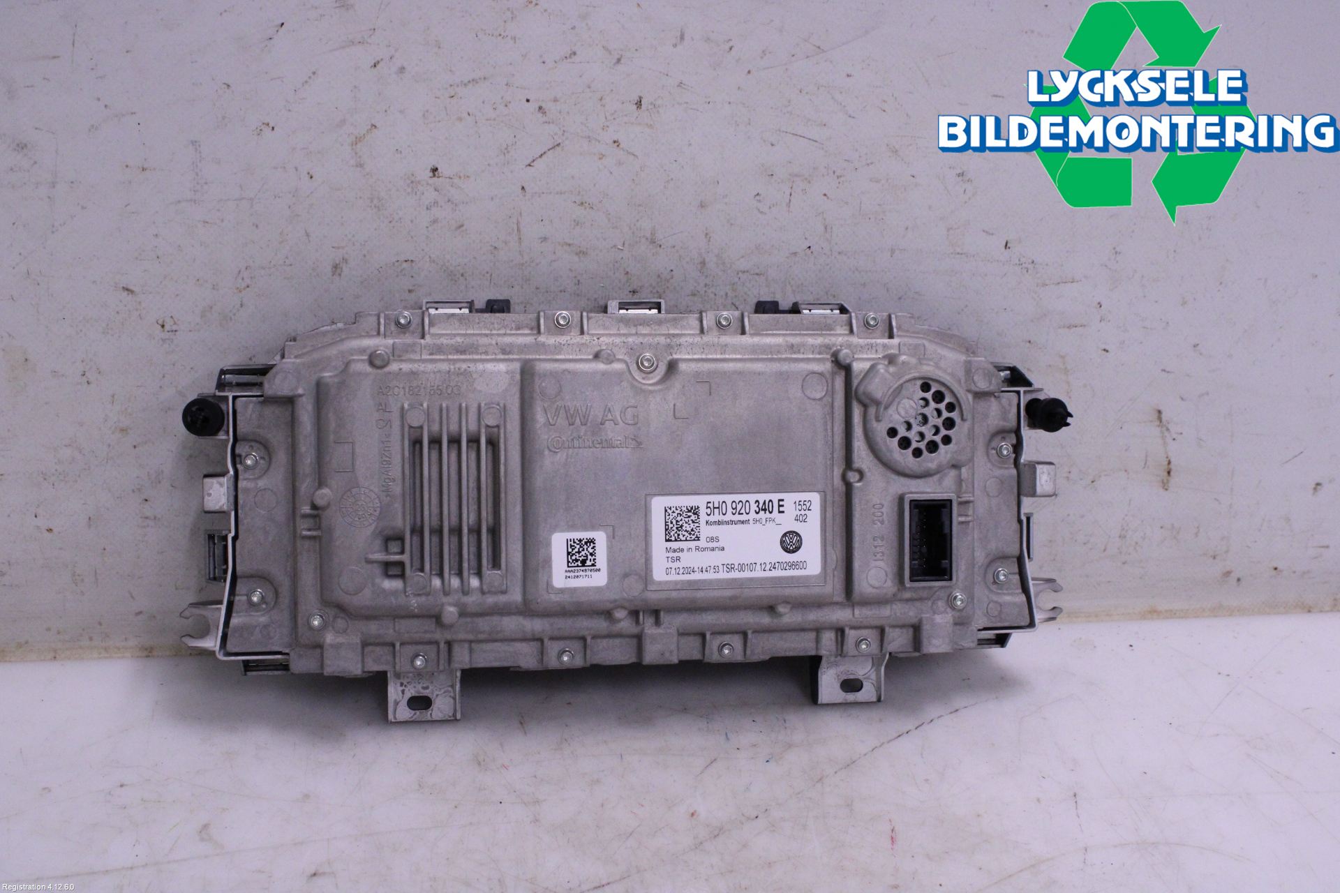 Volkswagen VW CRAFTER II / E-CRAFTER 17- Instrument Komb
