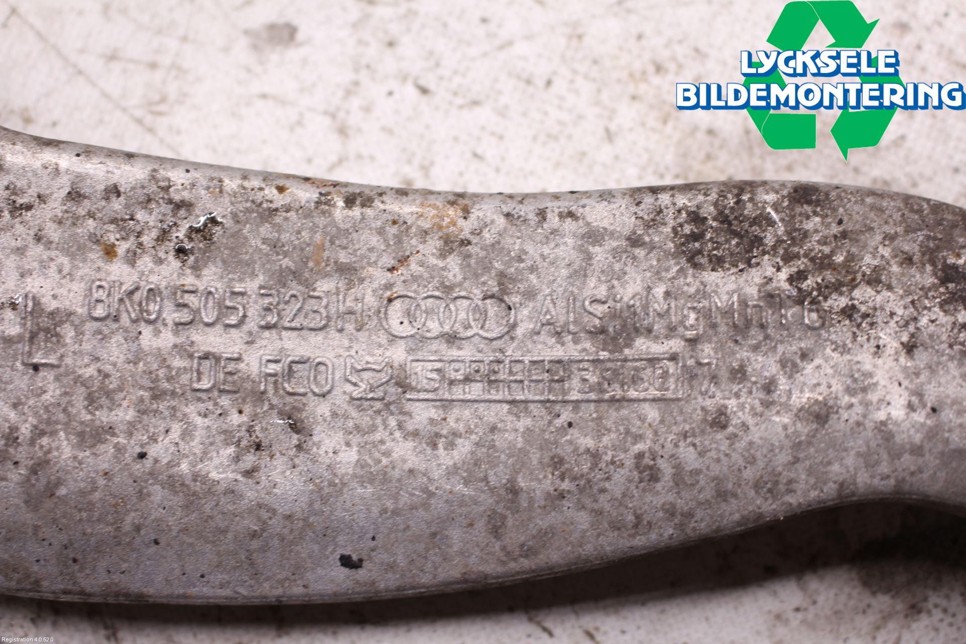 Audi A4 12-15 Bärarm Bak Övre Vänster