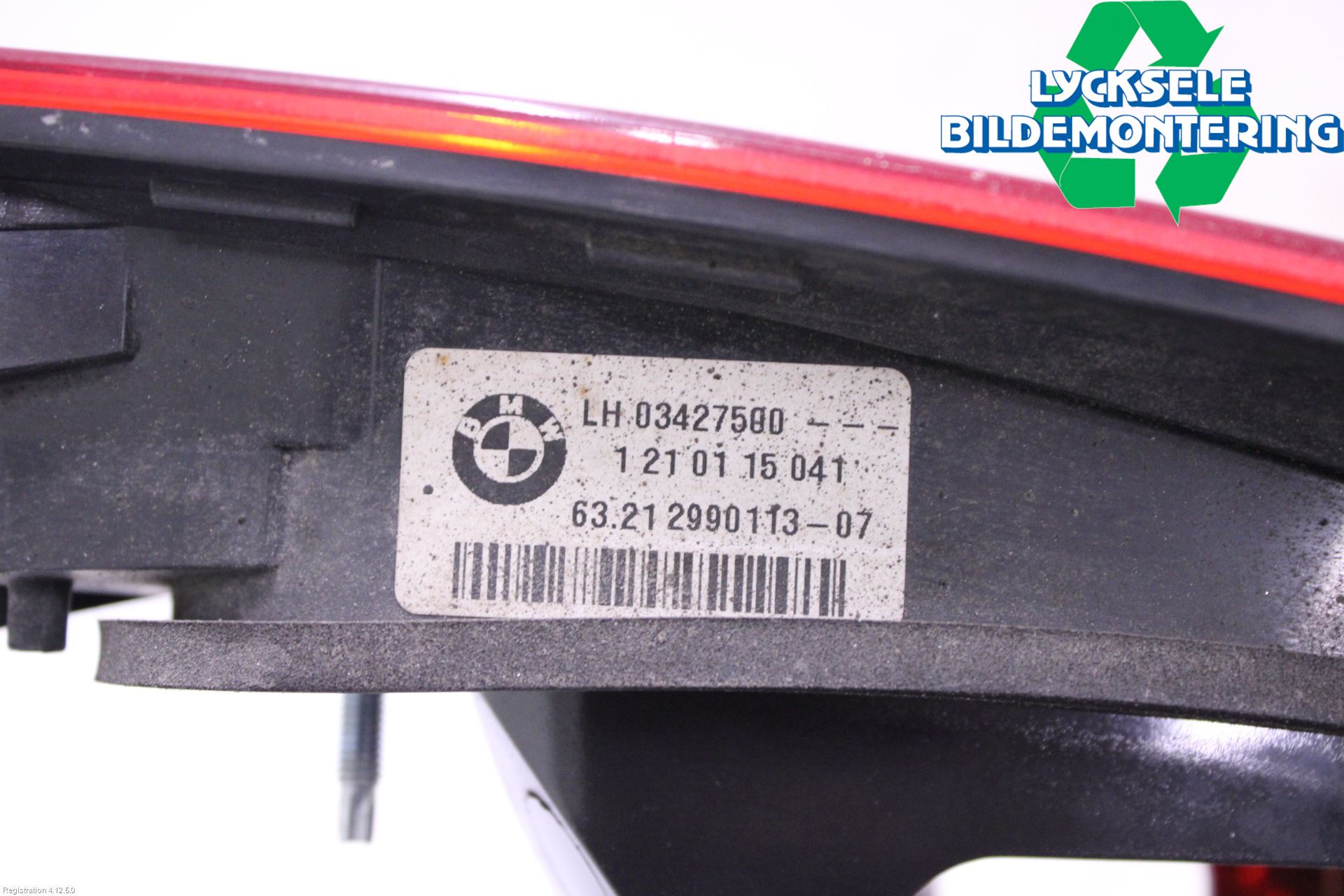 BMW X1 E84 10-15 Bakljus Lucka Vä